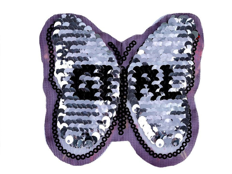 Aufnäher/Applikation - Schmetterling Wendepailetten multicolour