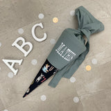 Geschwisterschultüte Stoff klein Zuckertüte Einschulung 35cm Handmade / ABC