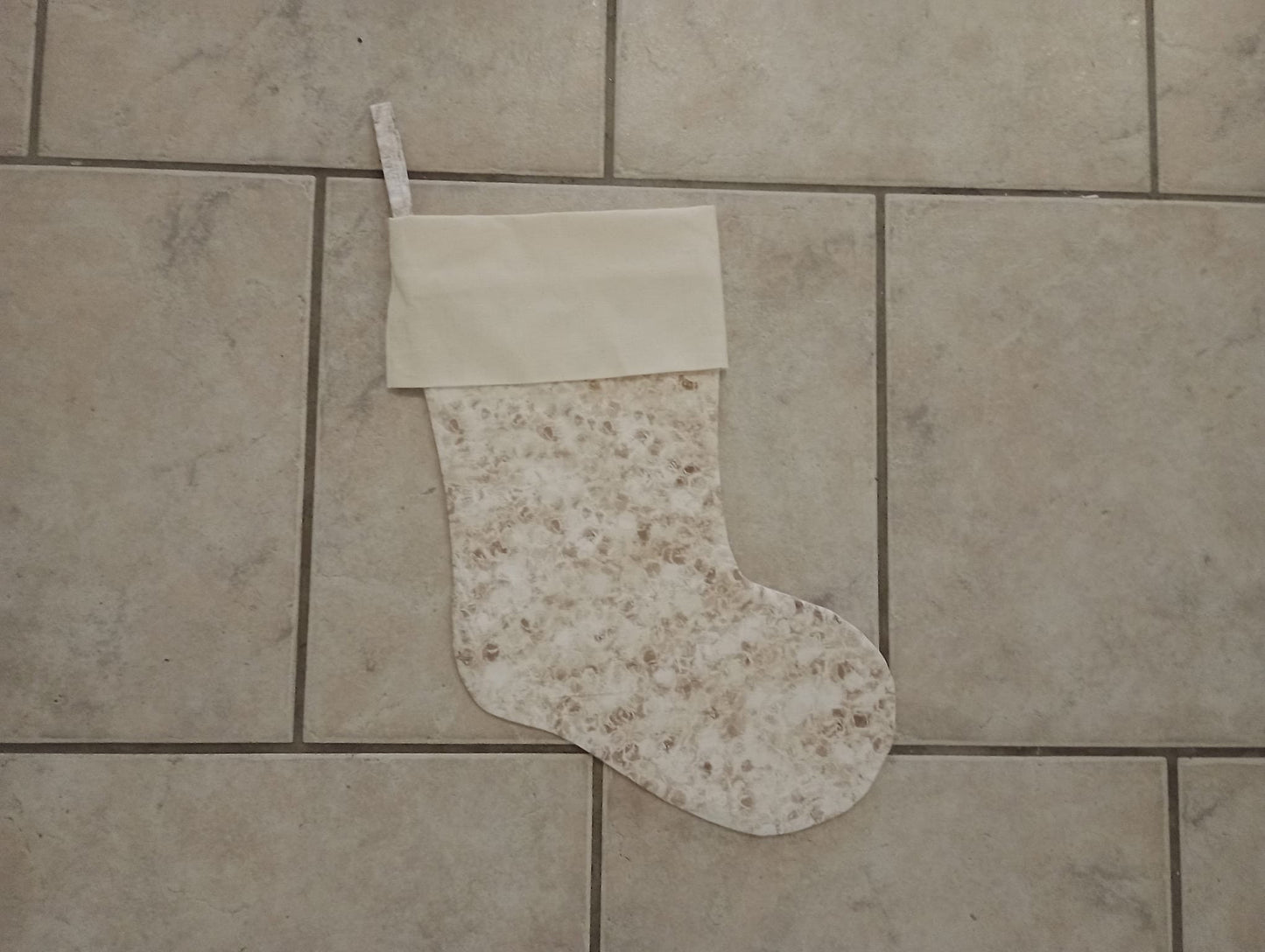 Nikolausstiefel Weihnachtsstrumpf personalisiert mit Namen, Weihnachtsschuh