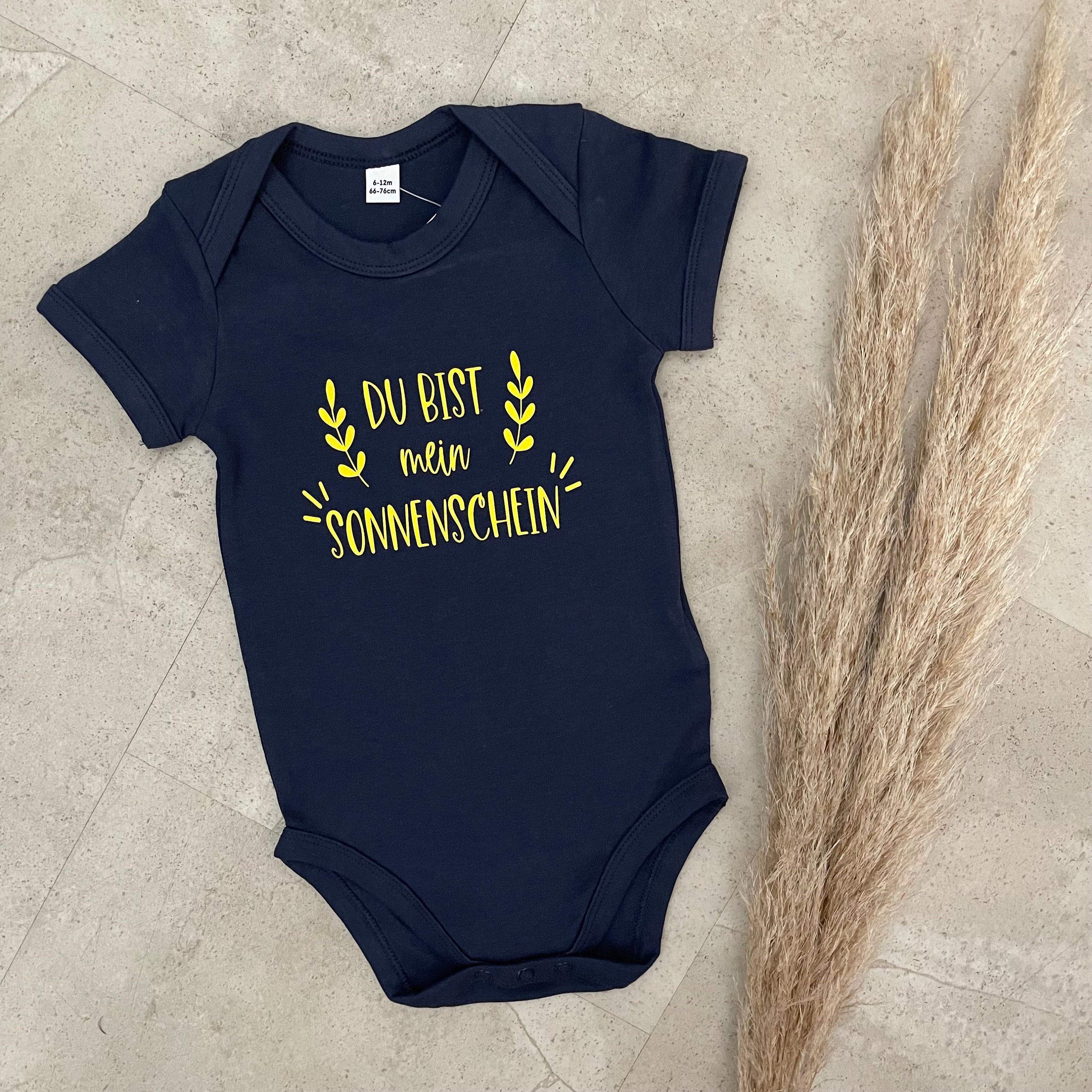 Babybody kurzarm - Du bist mein Sonnenschein Var.2 | Schwangerschaft | Baby | Geburt | Babygeschenk | Geschenk | Newborn