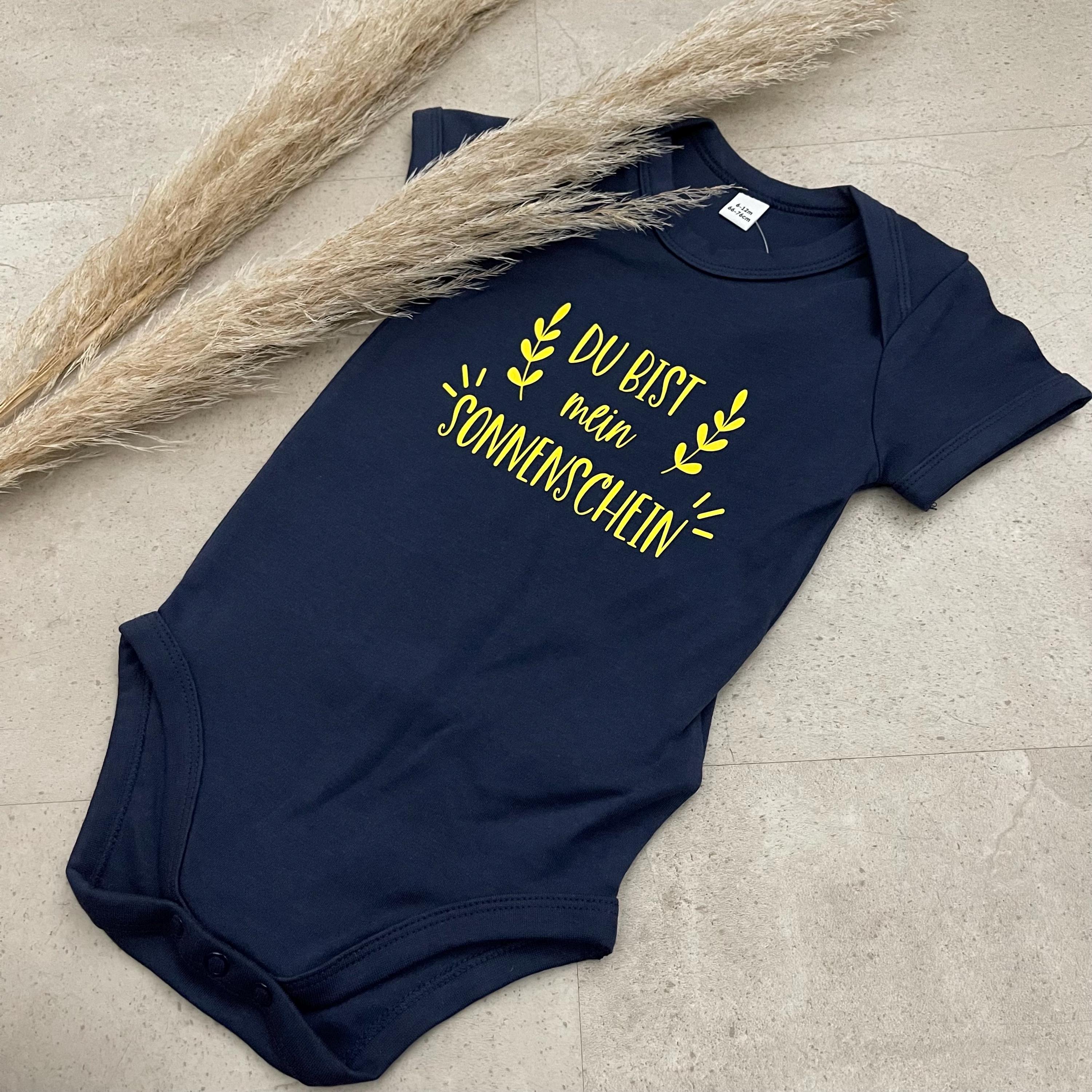 Babybody kurzarm - Du bist mein Sonnenschein Var.2 | Schwangerschaft | Baby | Geburt | Babygeschenk | Geschenk | Newborn