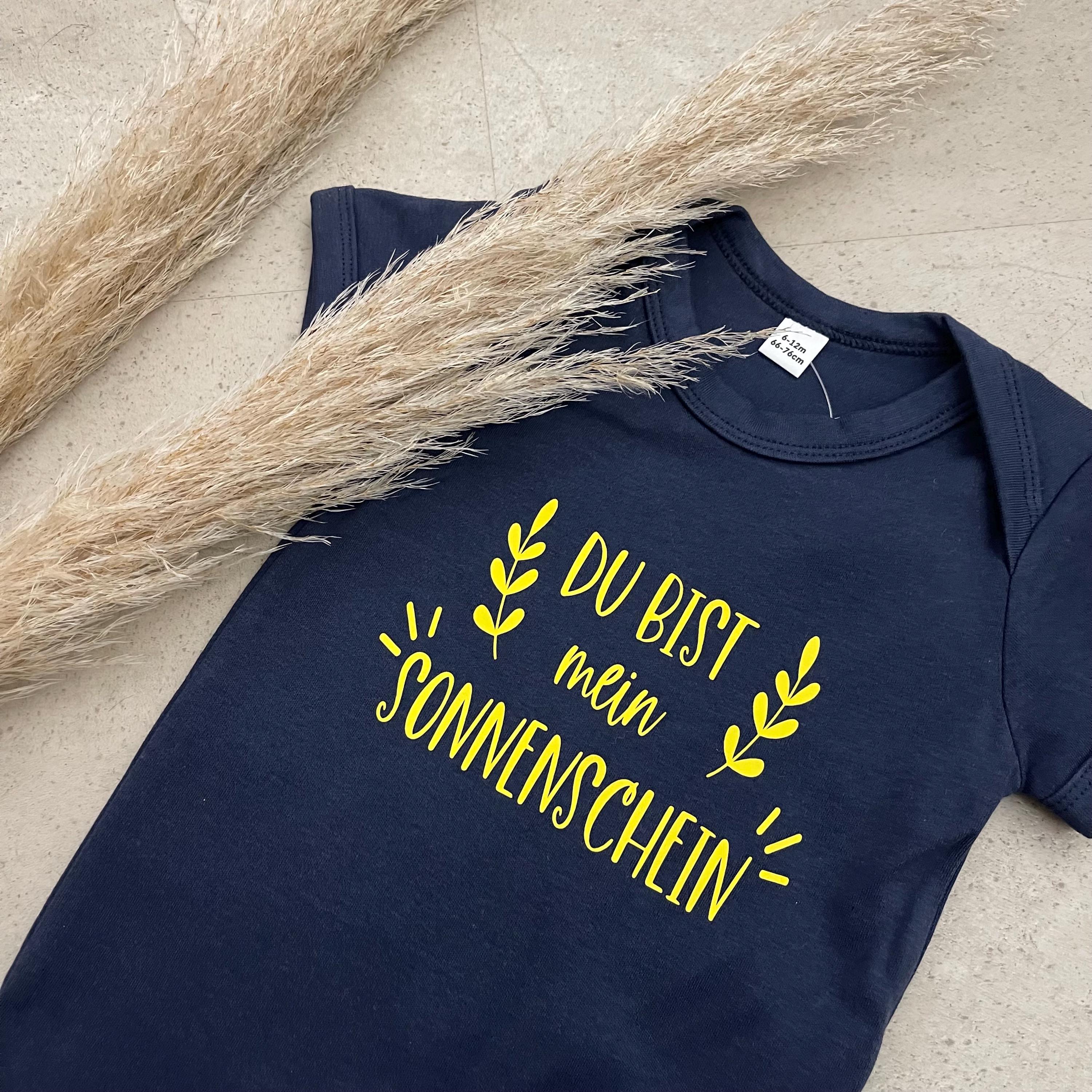 Babybody kurzarm - Du bist mein Sonnenschein Var.2 | Schwangerschaft | Baby | Geburt | Babygeschenk | Geschenk | Newborn