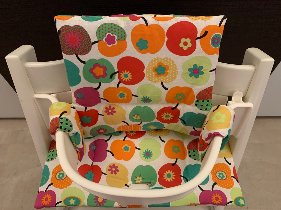 Tripp Trapp Sitzkissen Kissenset für Stokke Hochstuhl - Äpfel