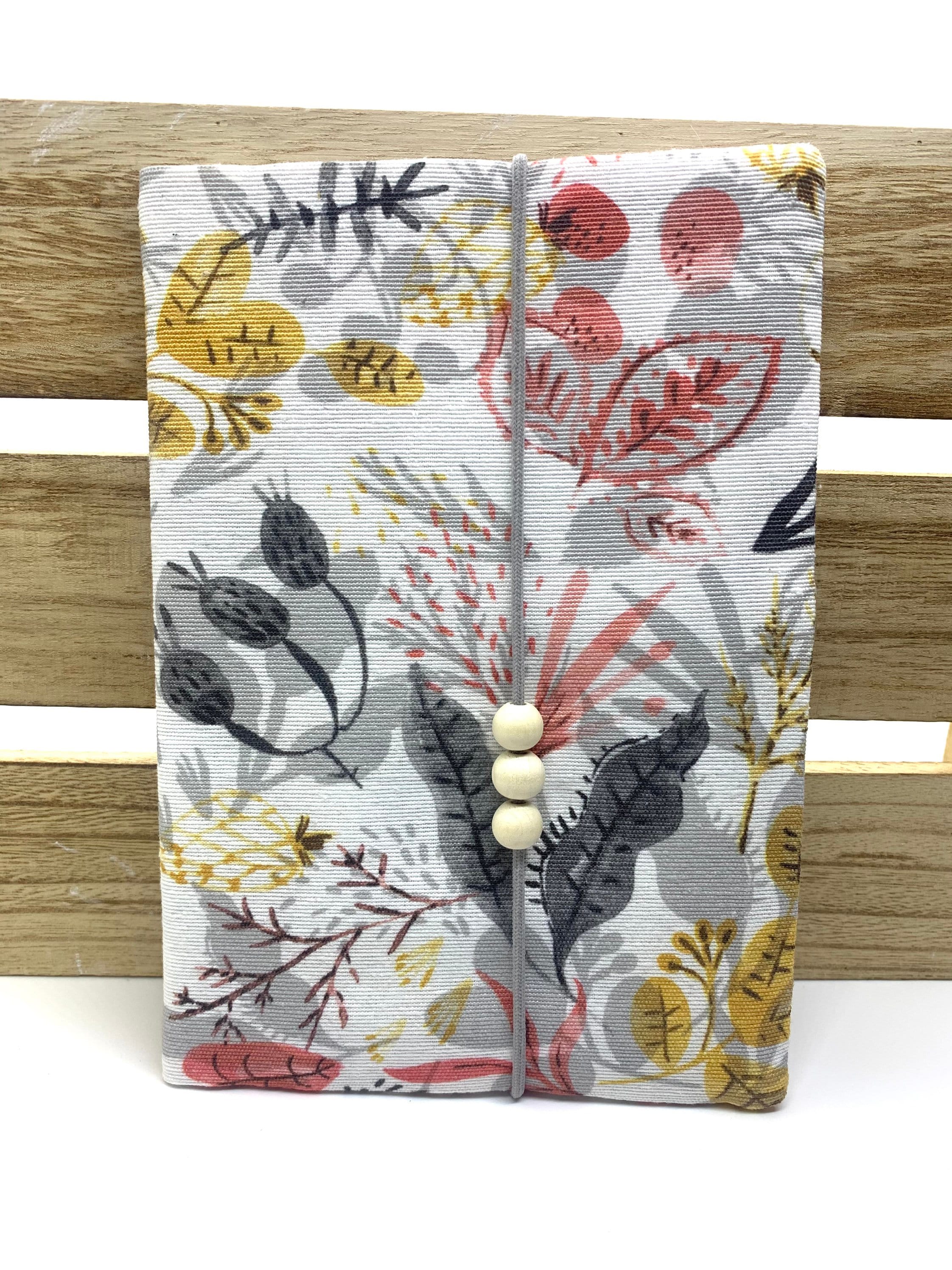 Mutterpasshülle, Schutzhülle Mutterpass, Mutterpass Hülle - Blumenmix grau