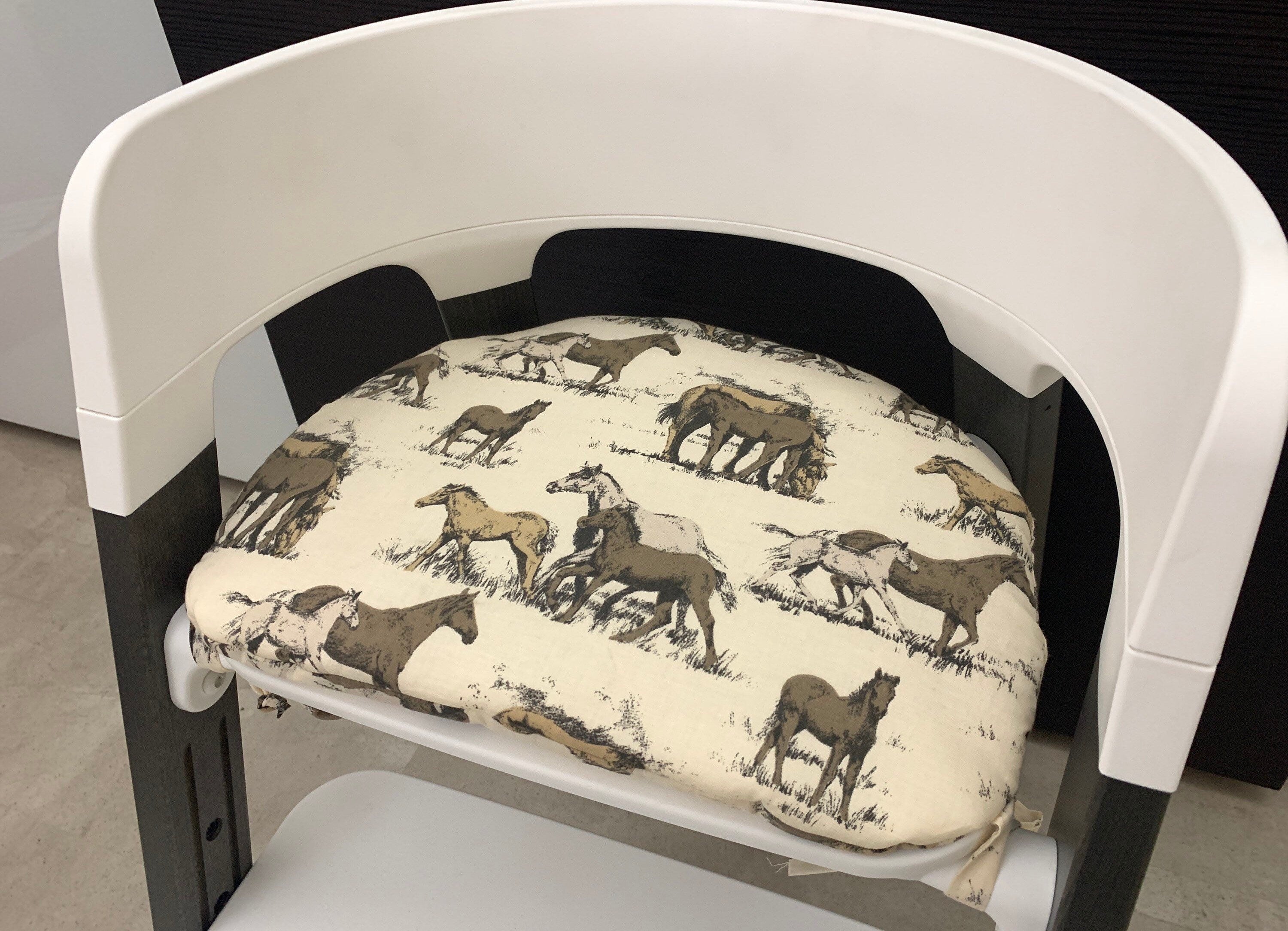 Sitzkissen Kissenset für Stokke Steps Hochstuhl - Pferde