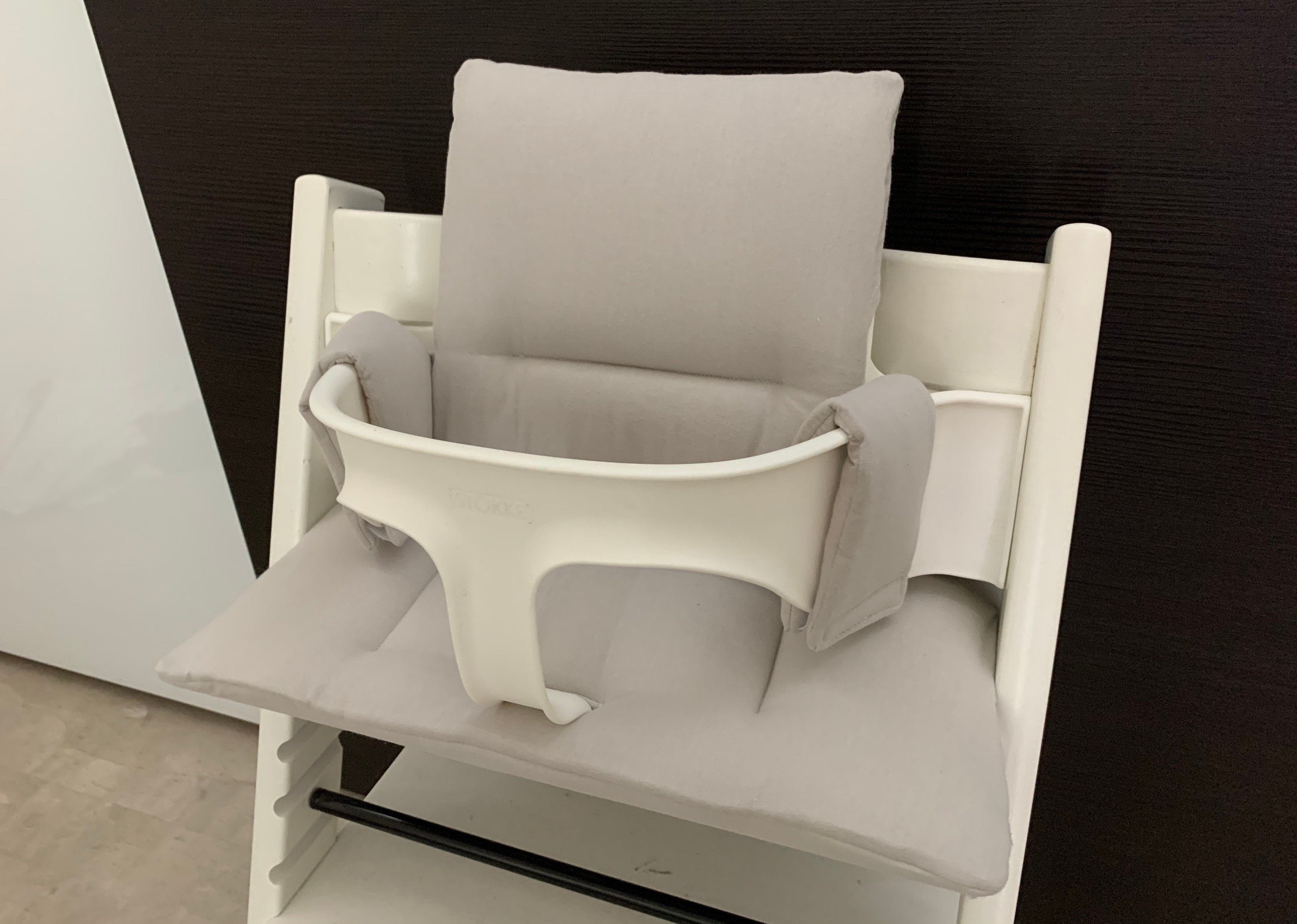Tripp Trapp Sitzkissen Kissenset für Stokke Hochstuhl - Uni Grau