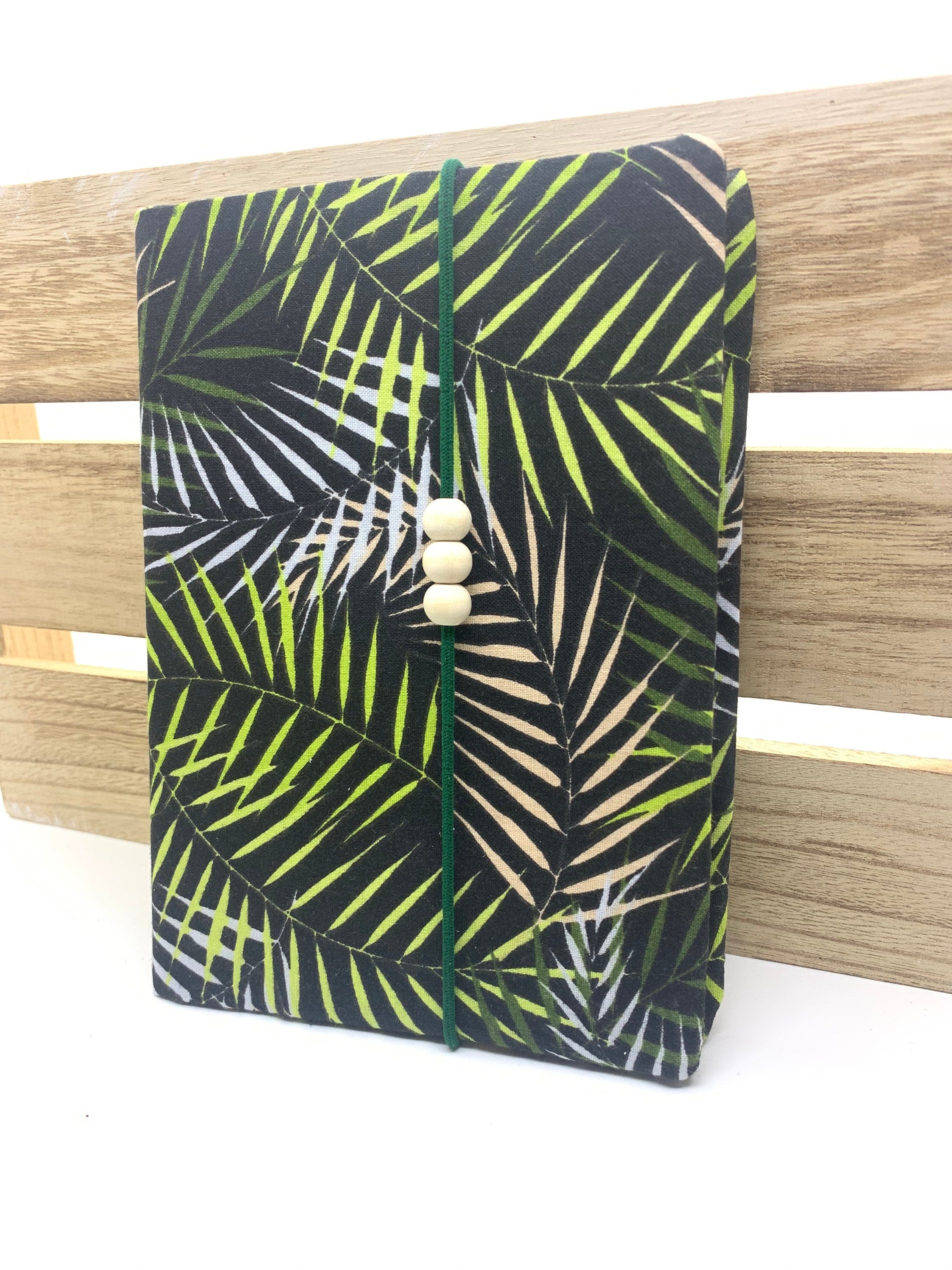 Mutterpasshülle, Schutzhülle Mutterpass, Mutterpass Hülle - Blätter dunkel