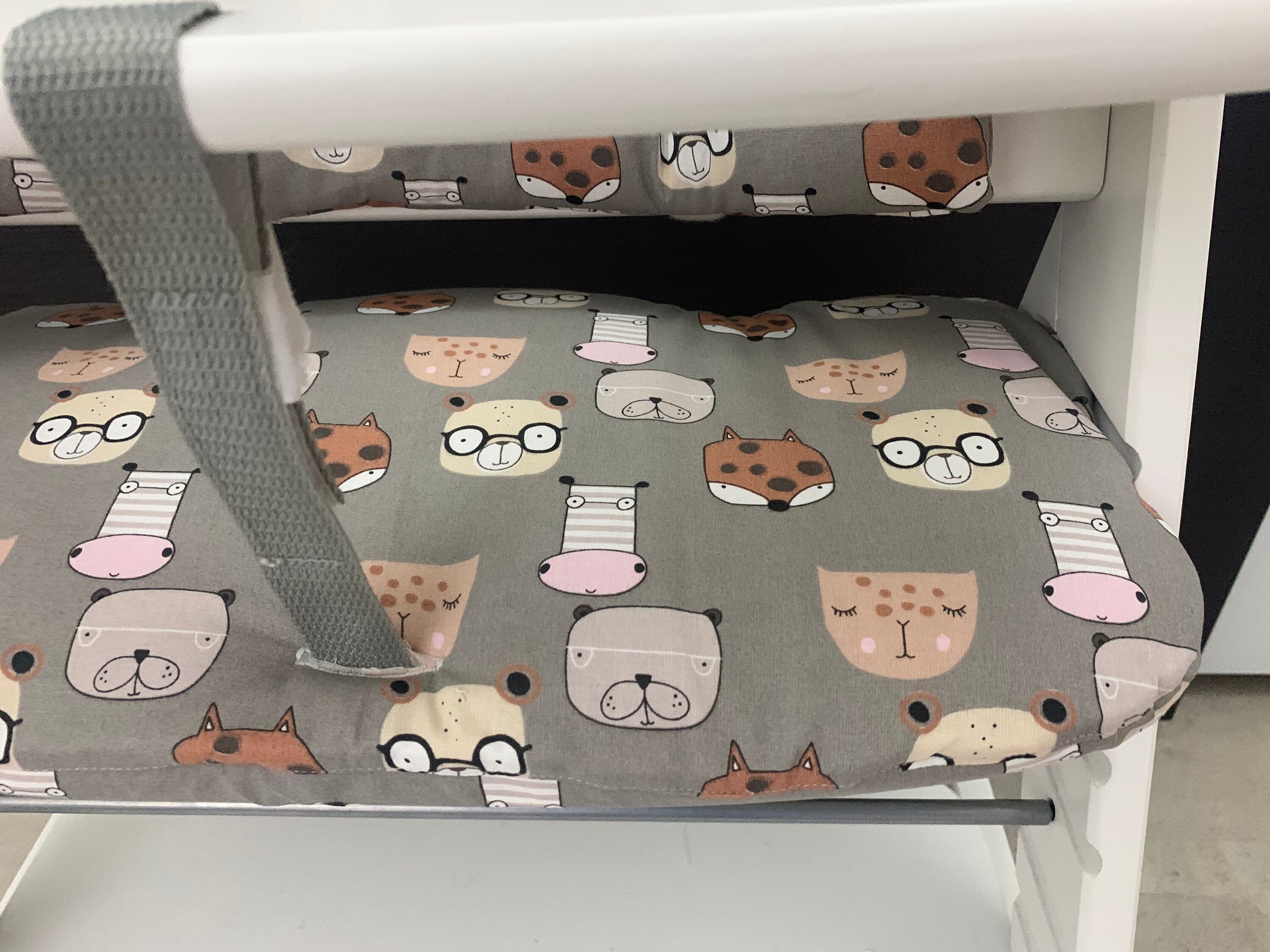 Sitzkissen Kissenset für Hauck Alpha, Tray, Beta Hochstuhl - Tiermotive