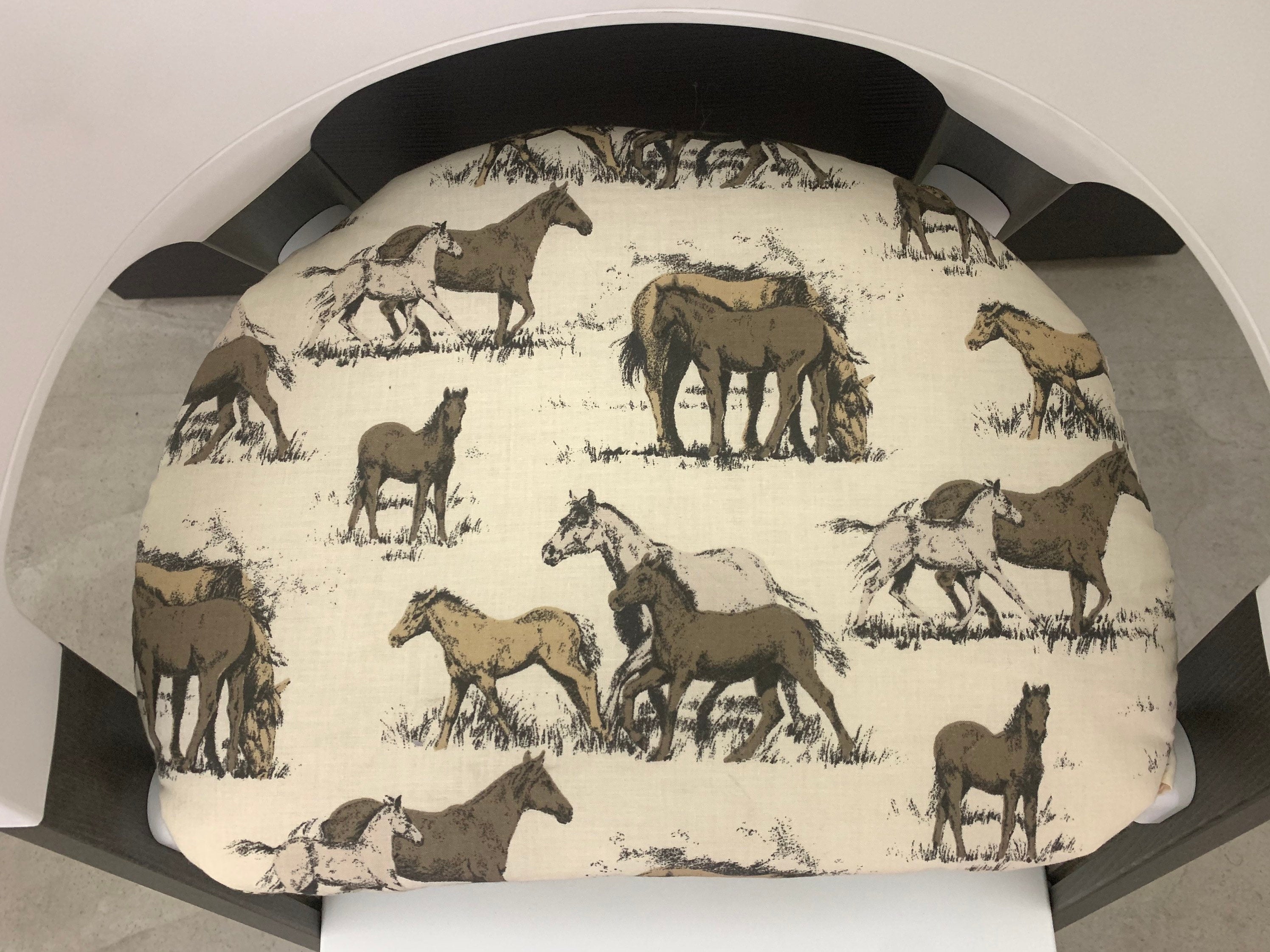 Sitzkissen Kissenset für Stokke Steps Hochstuhl - Pferde