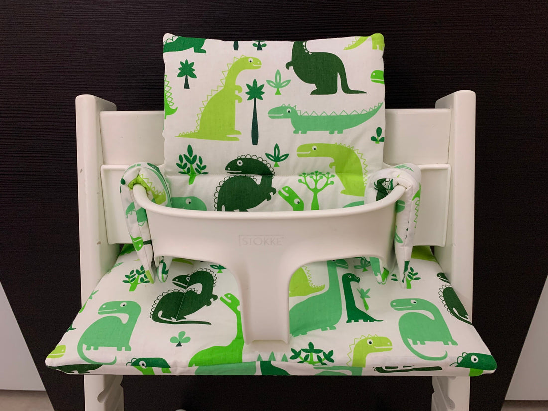 Tripp Trapp Sitzkissen Kissenset für Stokke Hochstuhl - Dinosaurier