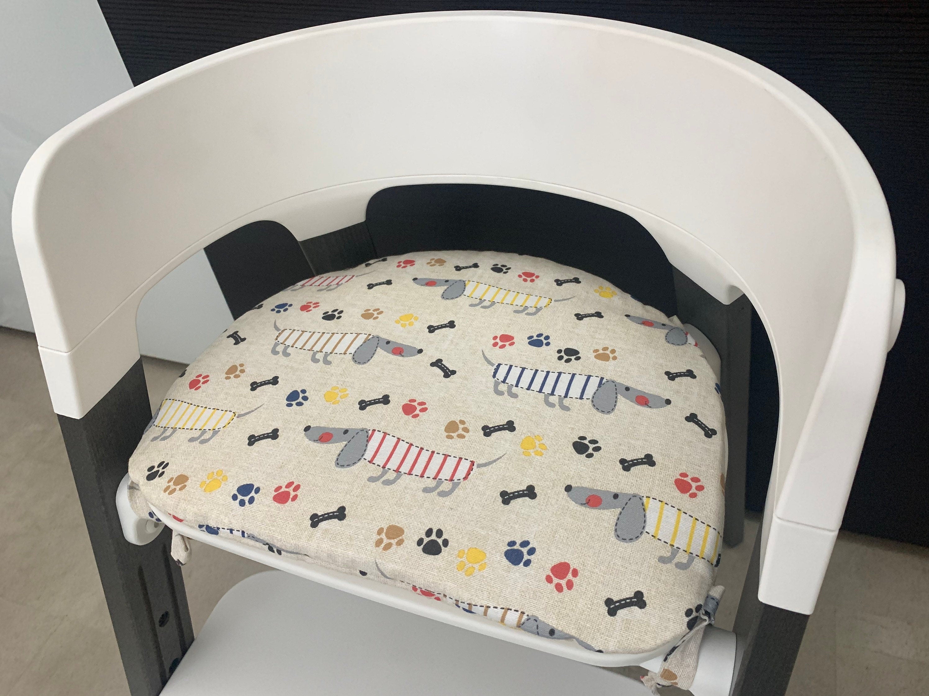 Sitzkissen Kissenset für Stokke Steps Hochstuhl - Loneta Hunde
