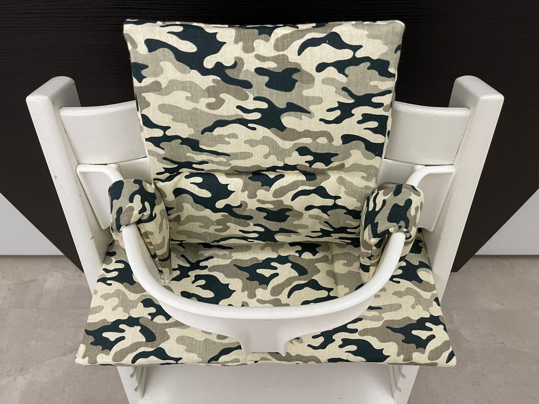 Tripp Trapp Sitzkissen Kissenset für Stokke Hochstuhl - Camouflage