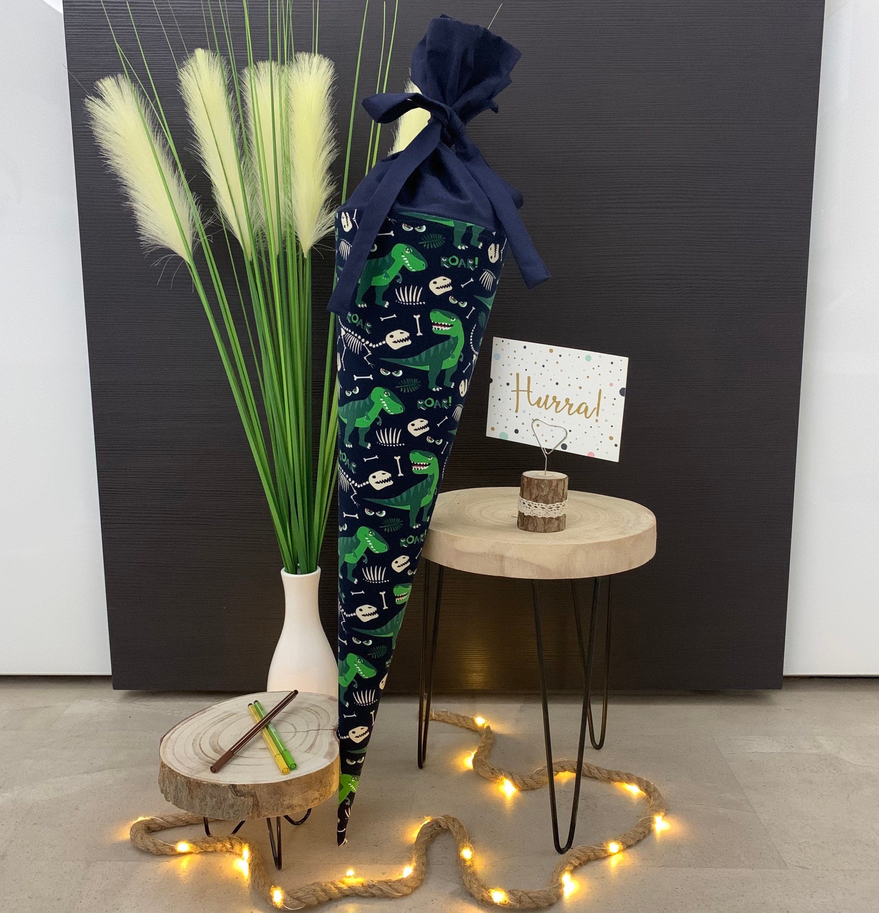 Schultüte Zuckertüte Einschulung Groß 70cm Handmade / Dinosaurier