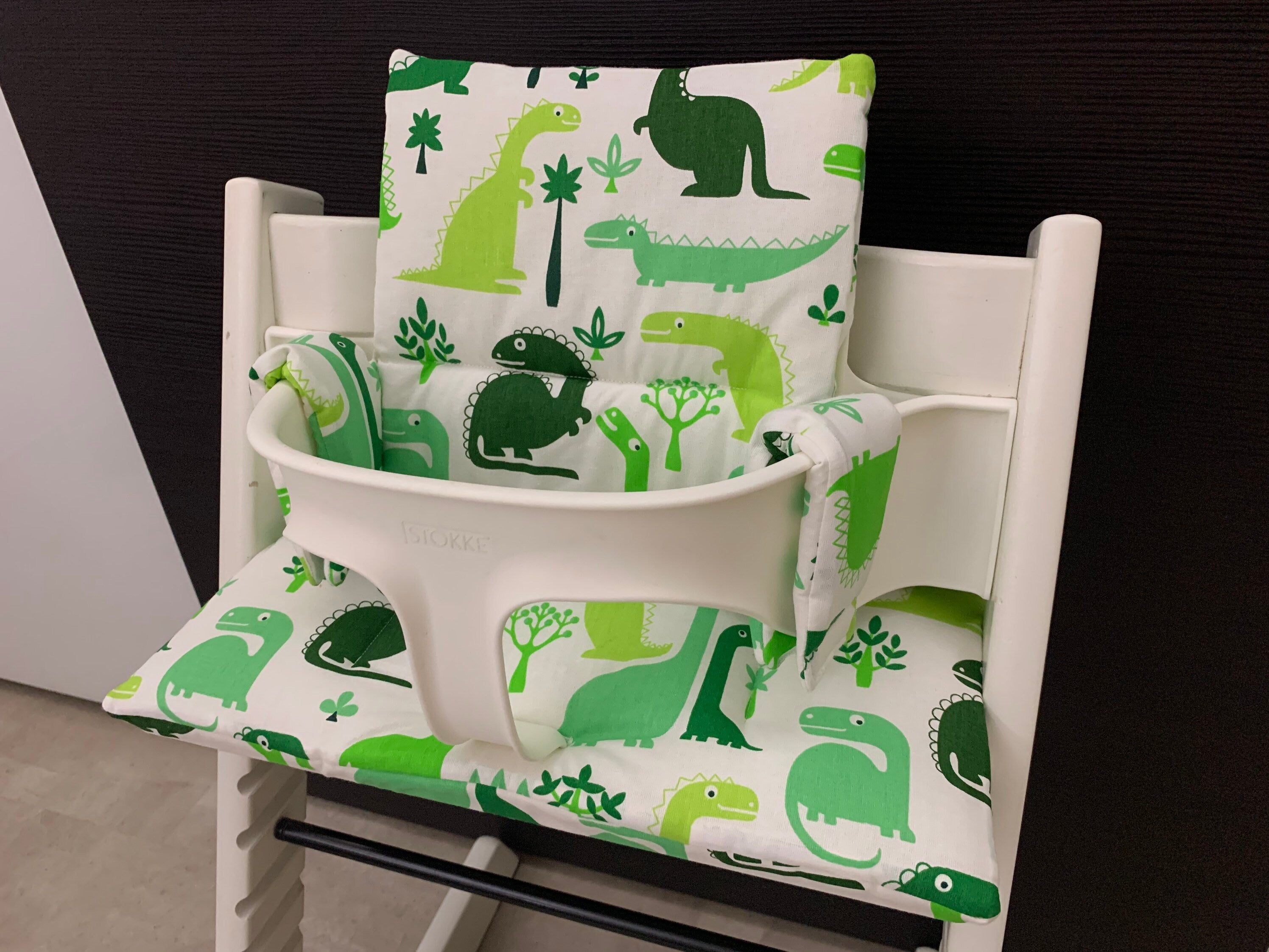 Tripp Trapp Sitzkissen Kissenset für Stokke Hochstuhl - Dinosaurier