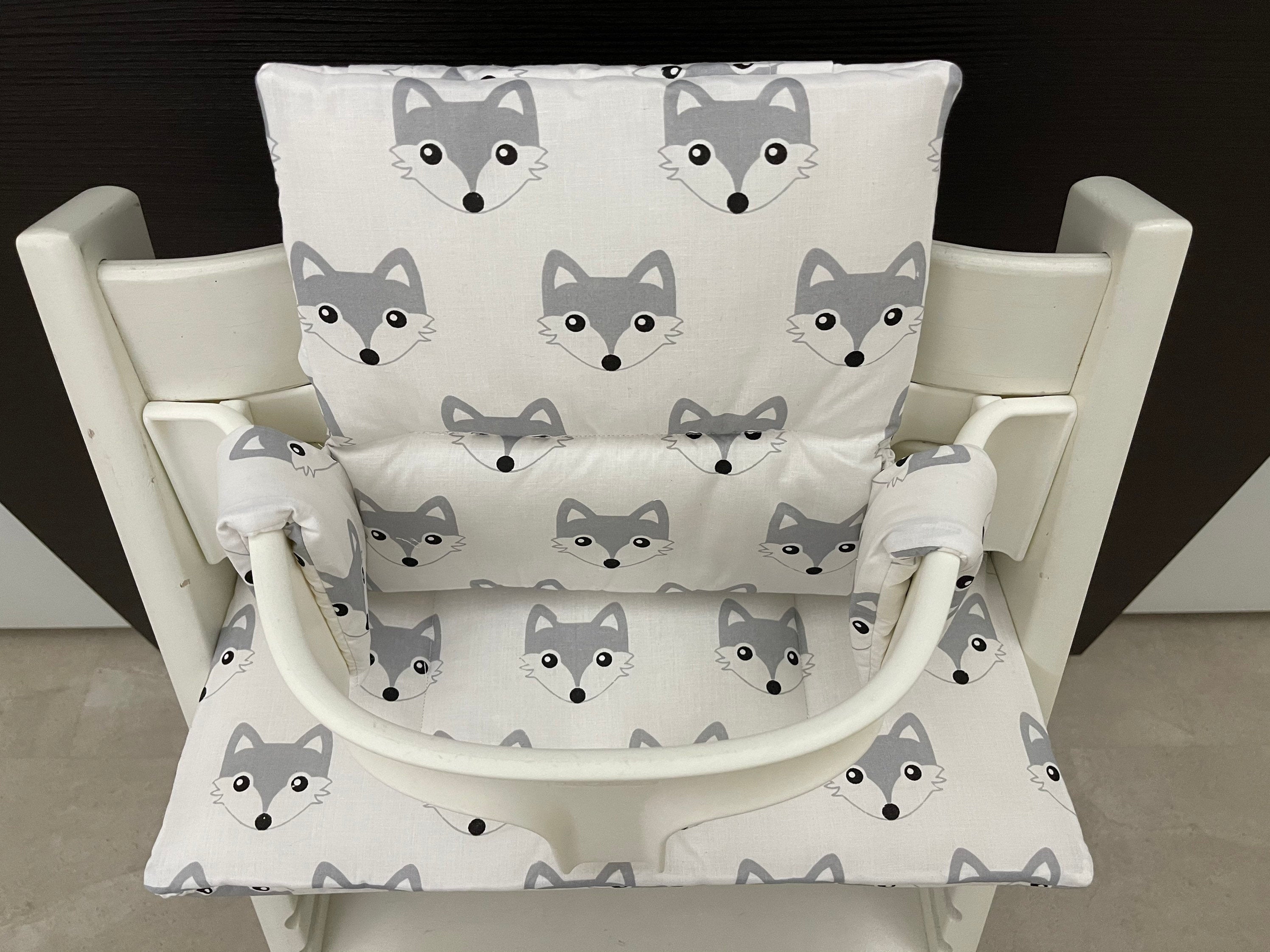 Tripp Trapp Sitzkissen Kissenset für Stokke Hochstuhl - Fuchs grau