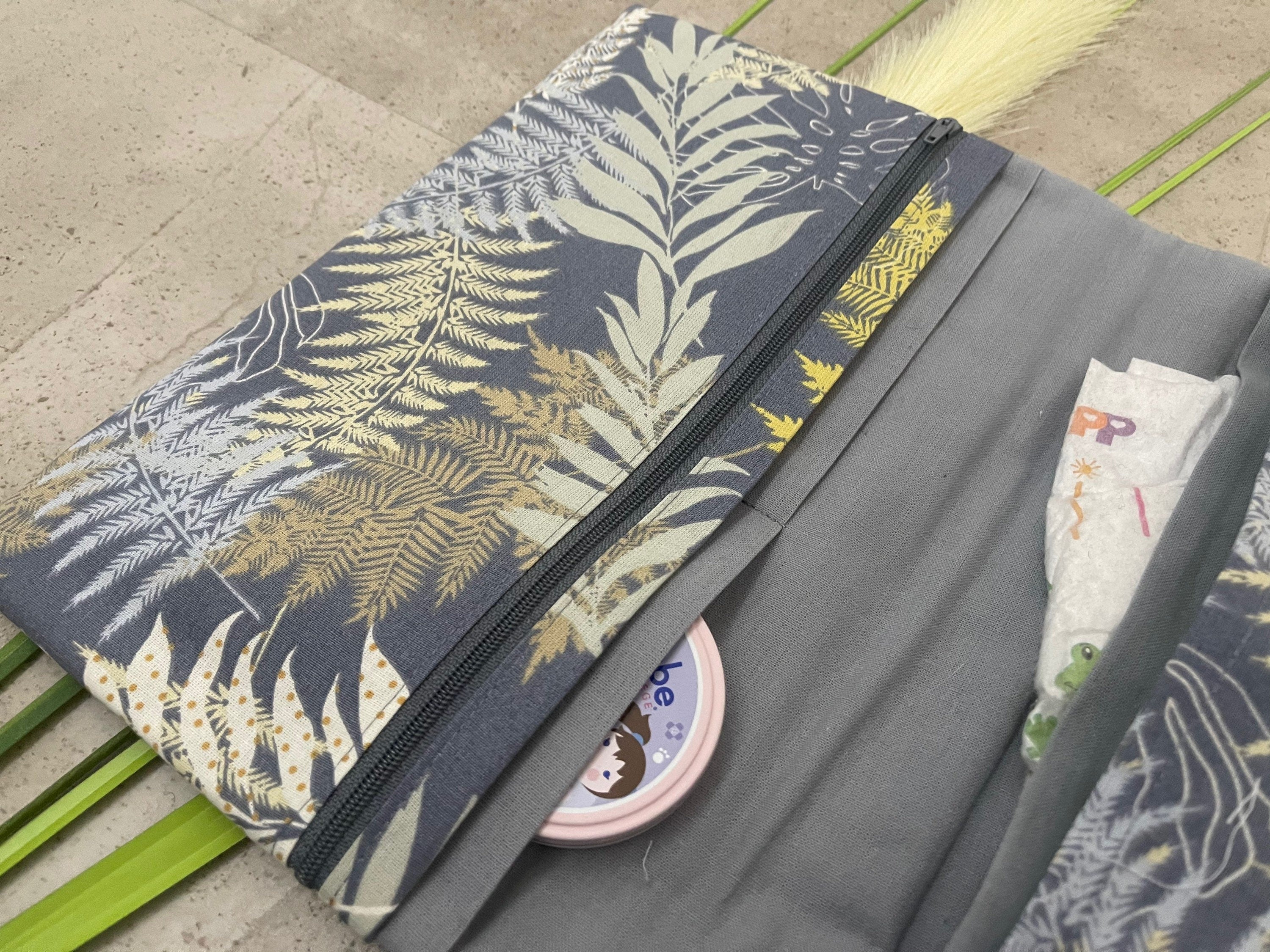 Wickeltasche Windeltasche Baby - Kräuter