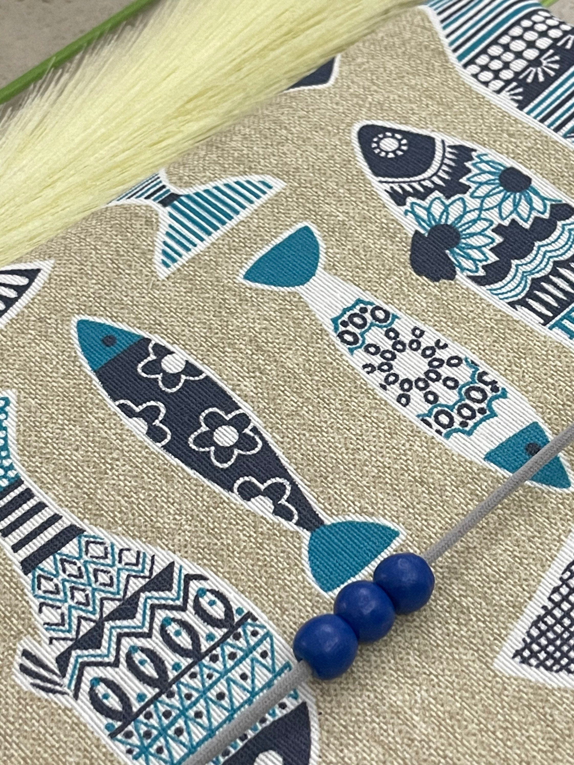 Wickeltasche Windeltasche Baby - Loneta Natur Fische