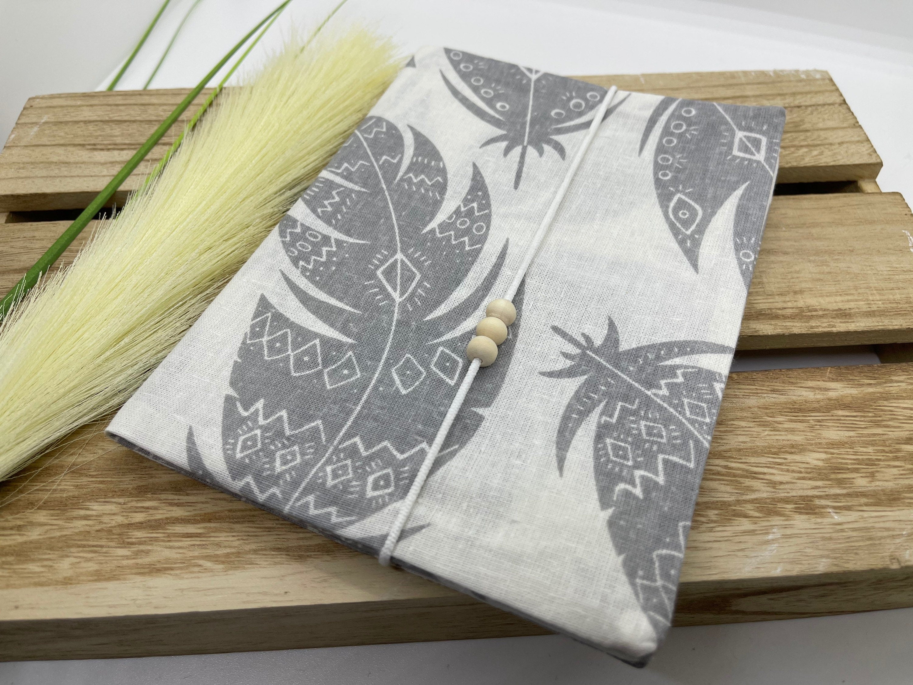 Mutterpasshülle, Schutzhülle Mutterpass, Mutterpass Hülle - Feder