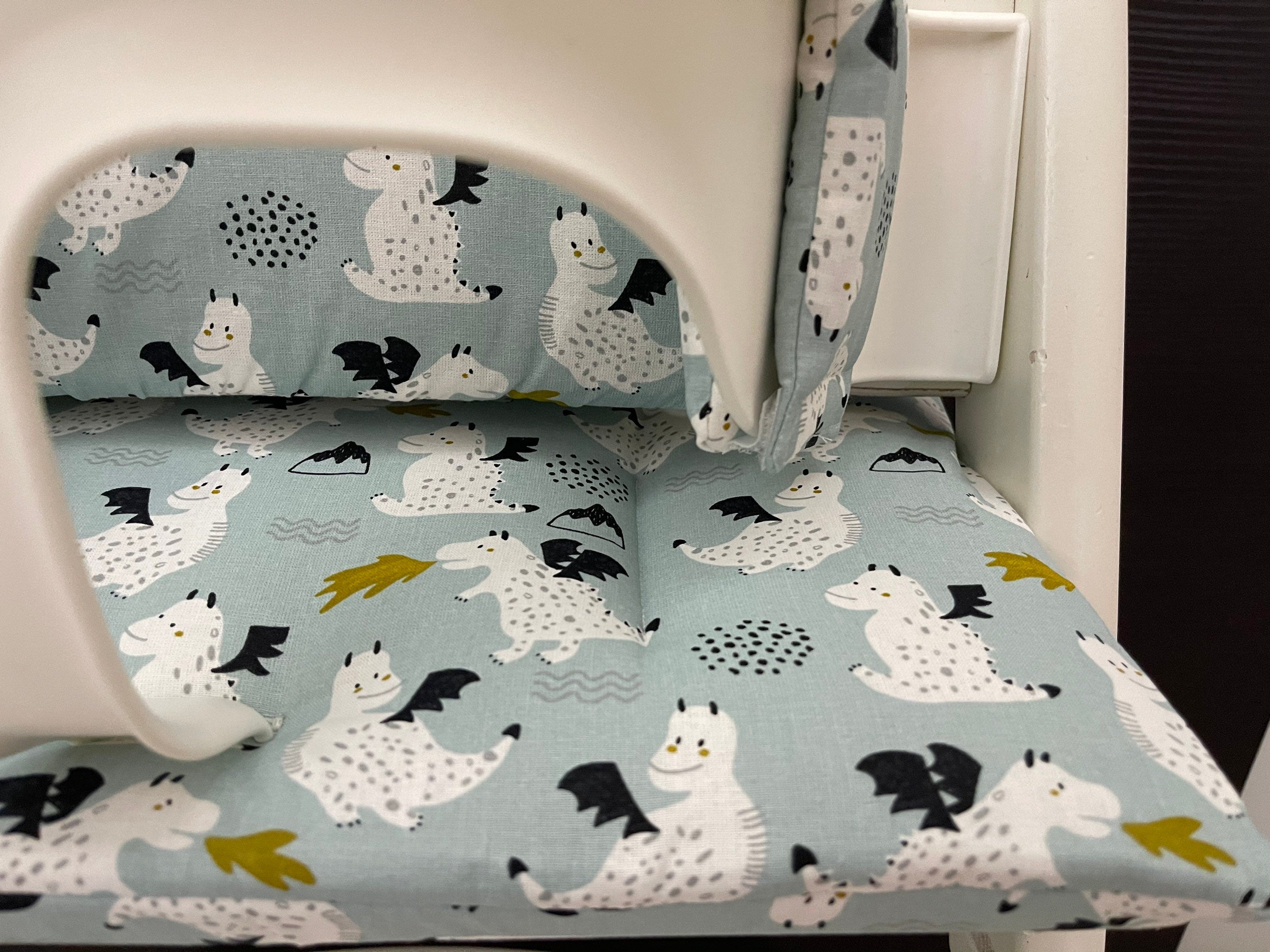 Tripp Trapp Sitzkissen Kissenset für Stokke Hochstuhl - Drachen