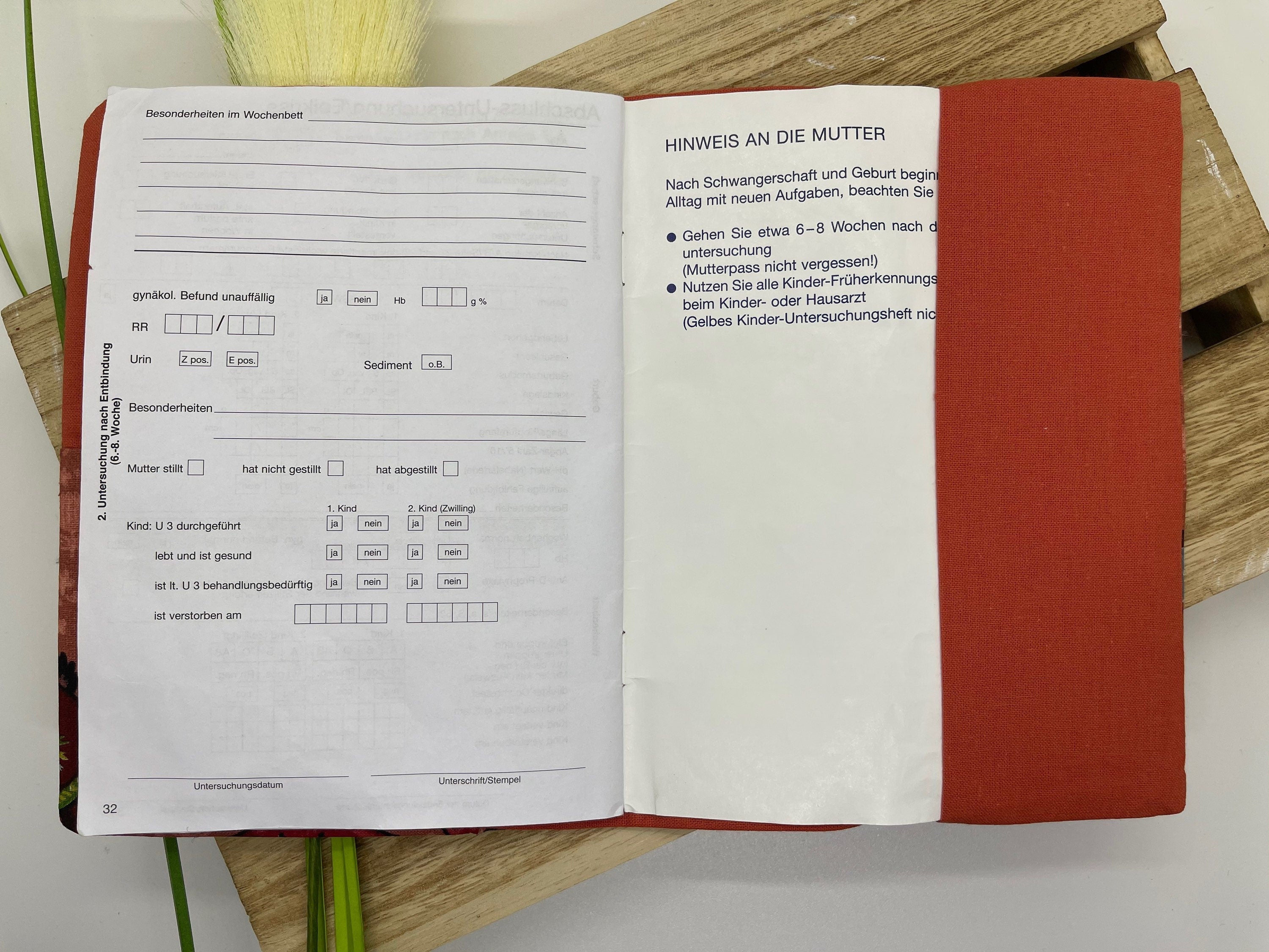 Mutterpasshülle, Schutzhülle Mutterpass, Mutterpass Hülle - Waldtiere