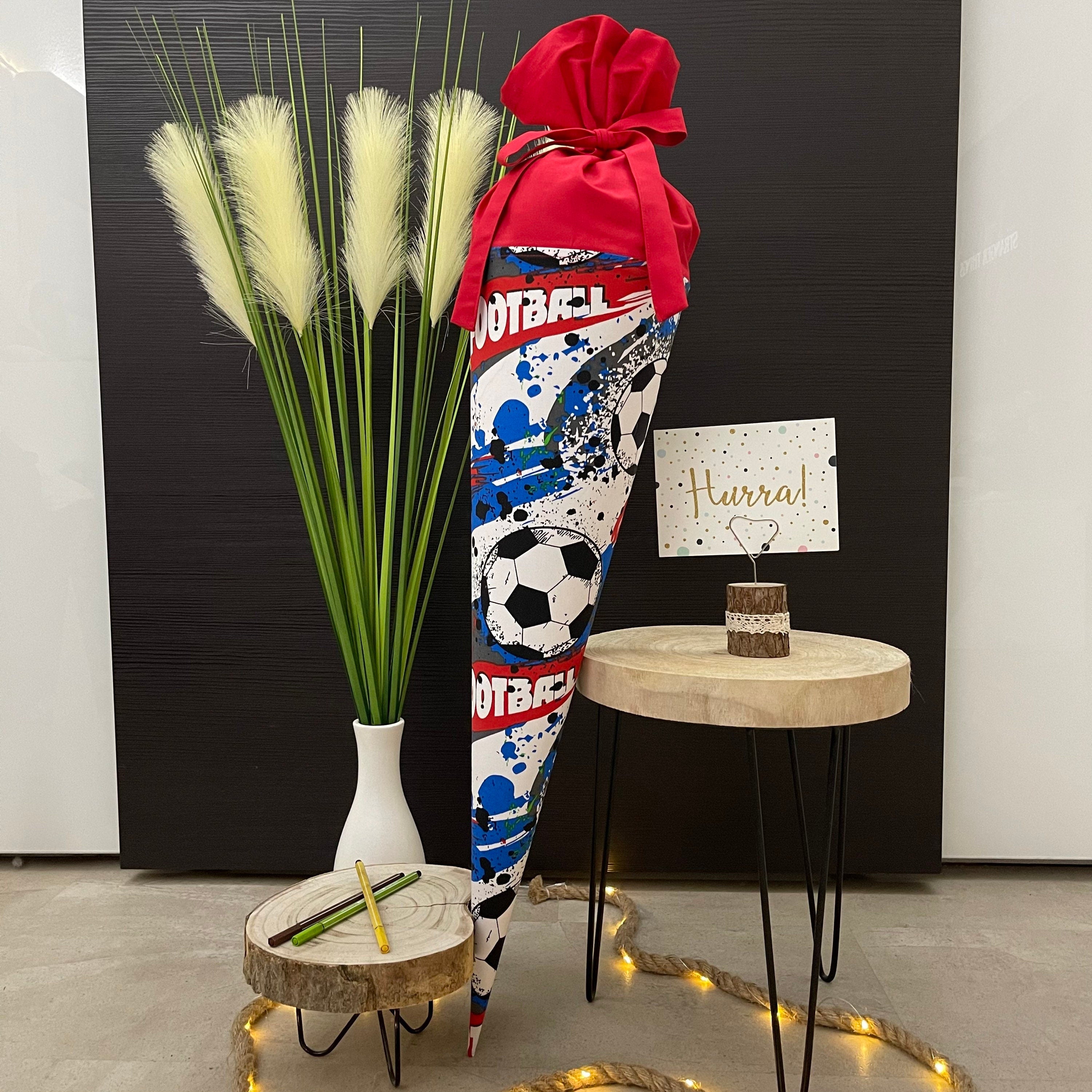 85cm Schultüte Zuckertüte Einschulung Groß Handmade / Fußball