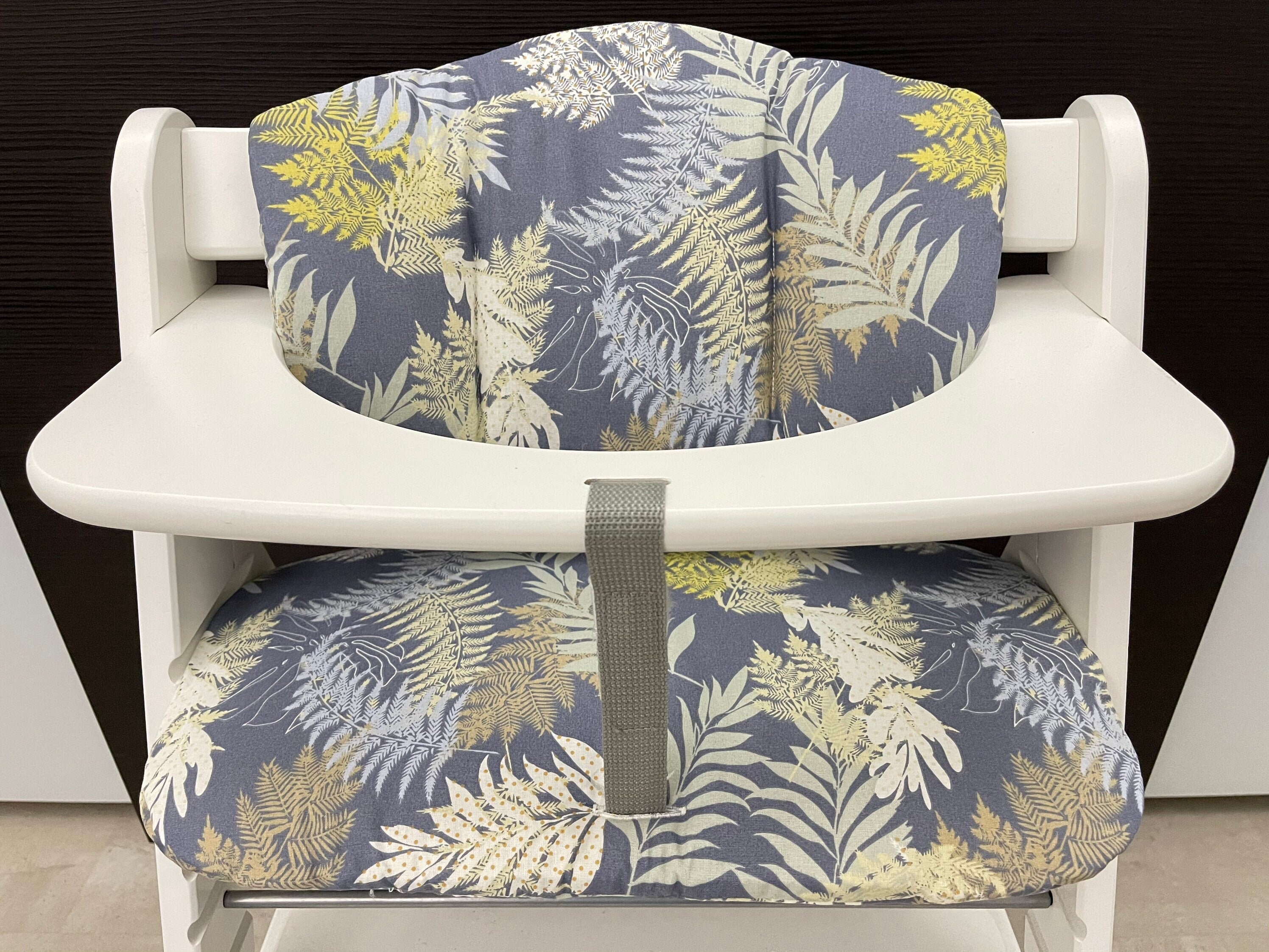 Sitzkissen Kissenset für Hauck Alpha, Tray, Beta Hochstuhl - Kräuter