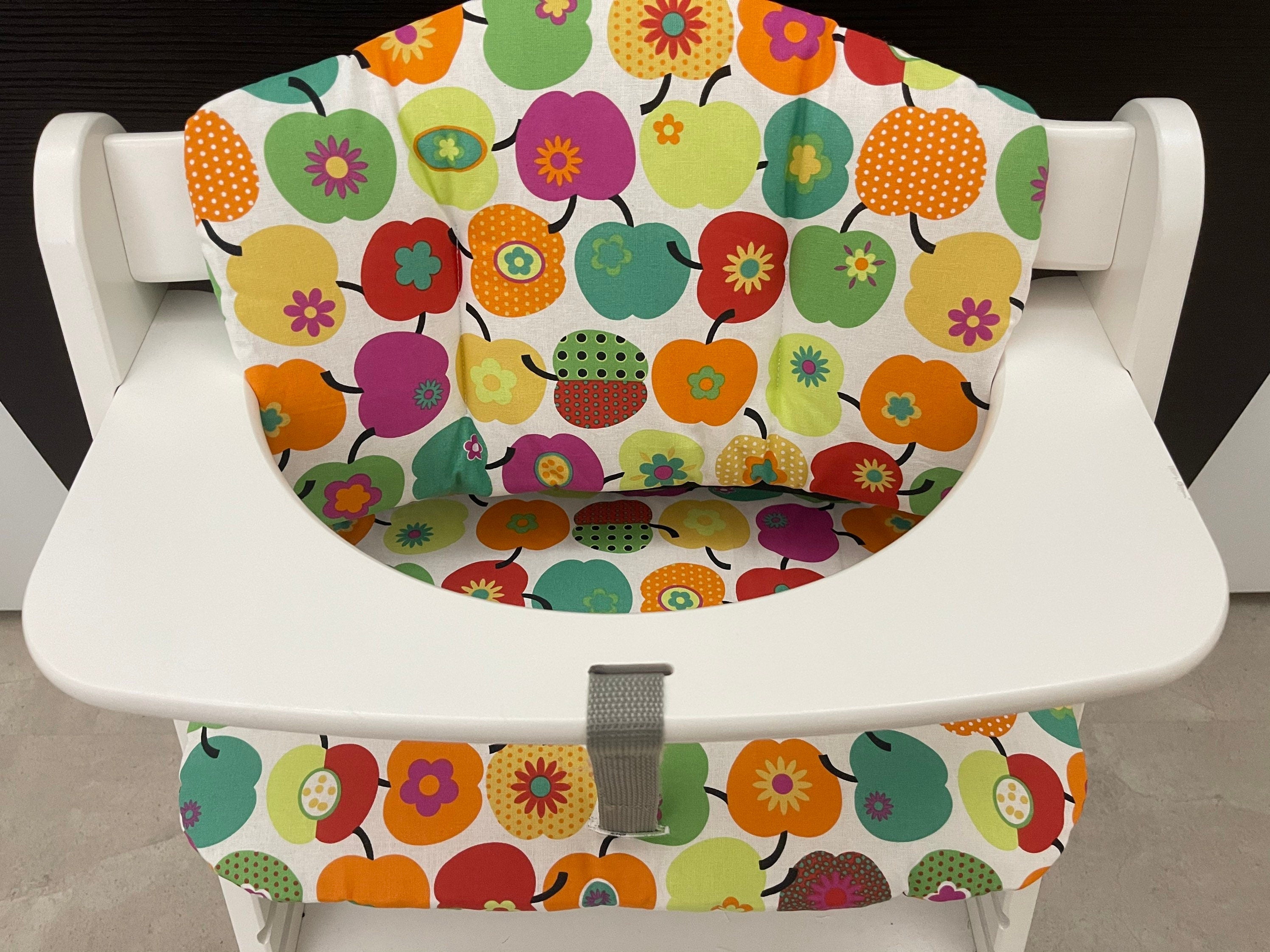 Sitzkissen Kissenset für Hauck Alpha, Tray, Beta Hochstuhl - Apfel