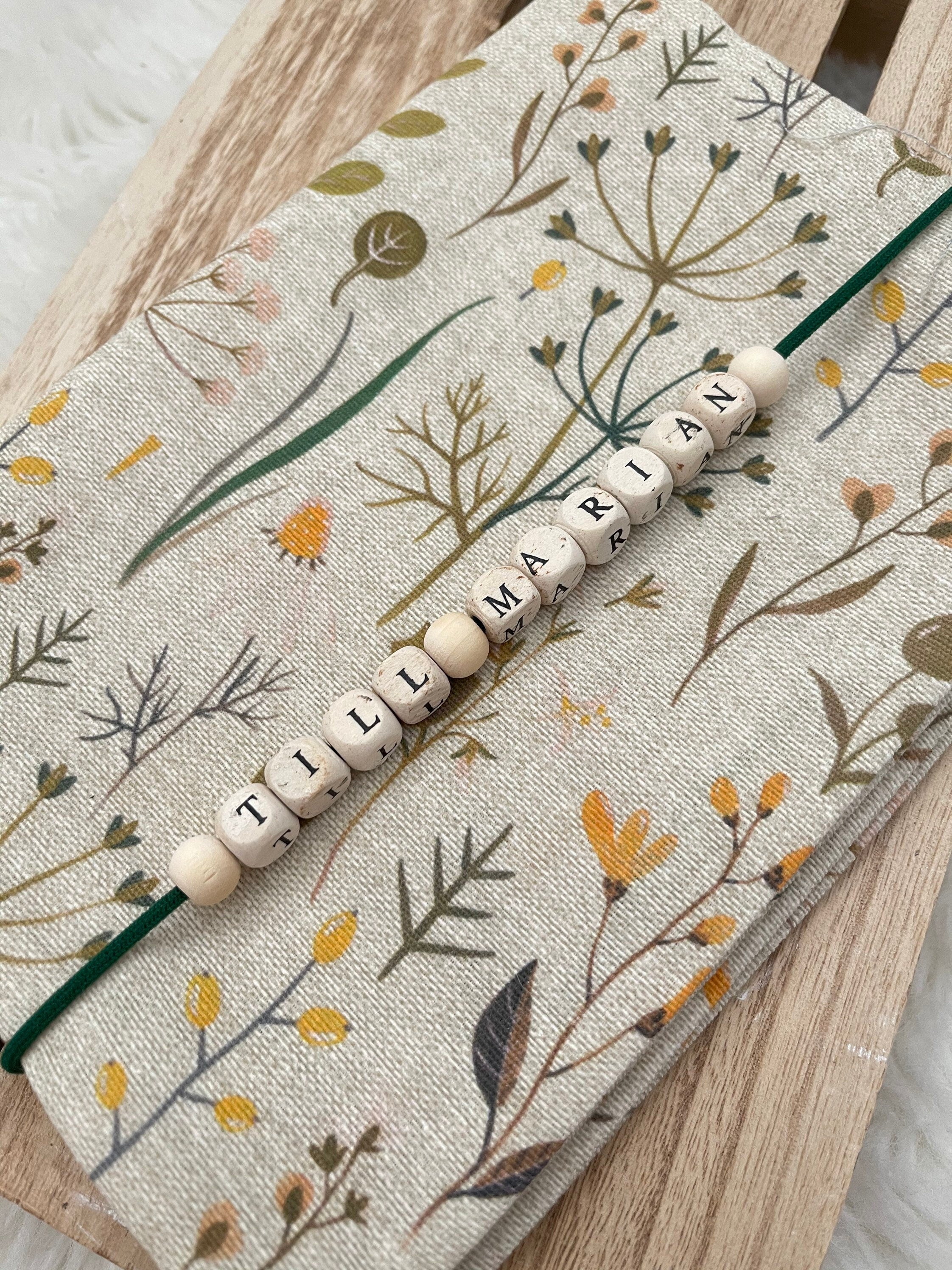 U-Heft personalisiert Untersuchungsheft Hülle Schutz - Loneta Natur Blumen