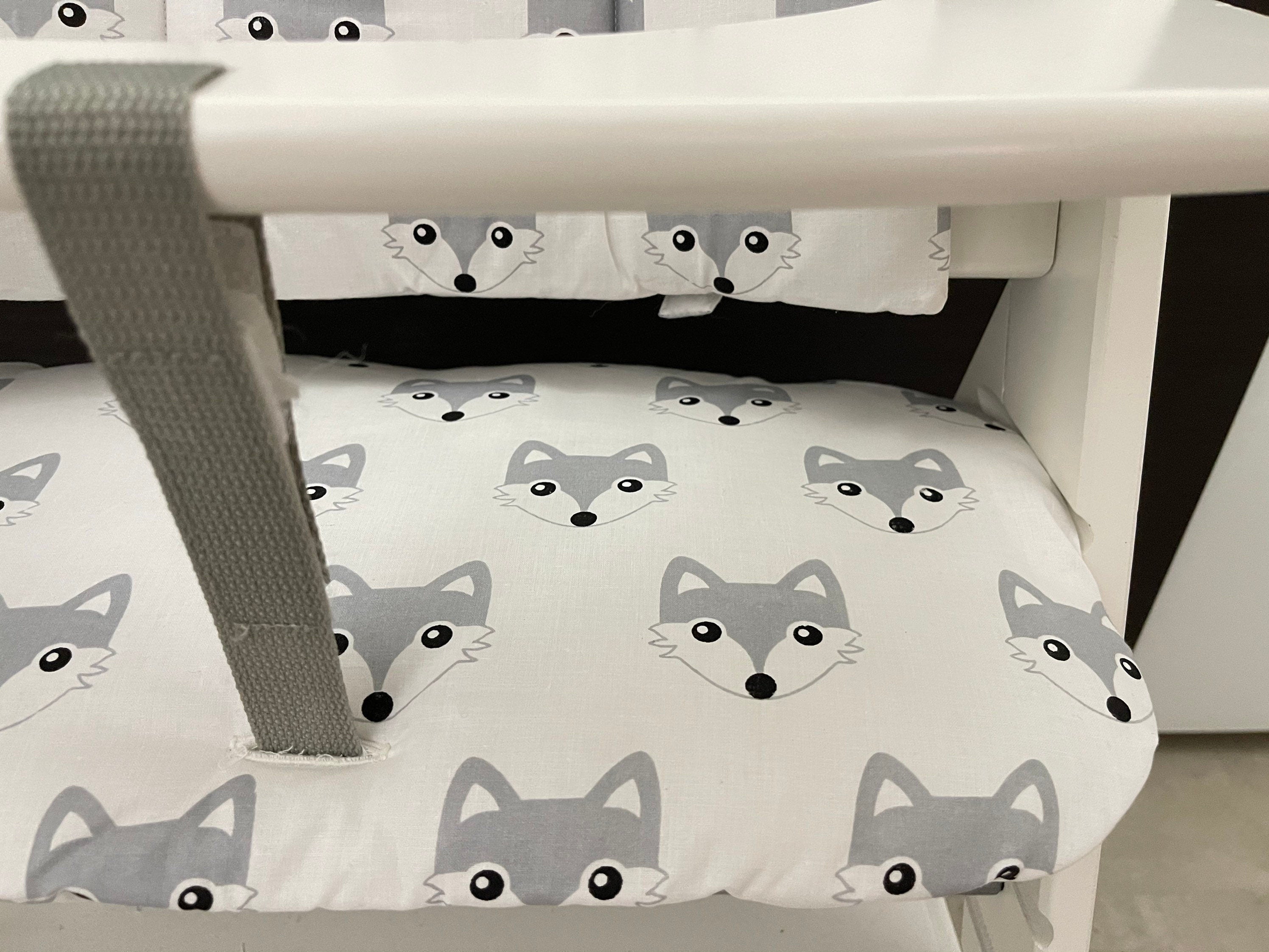 Sitzkissen Kissenset für Hauck Alpha, Tray, Beta Hochstuhl - Fuchs