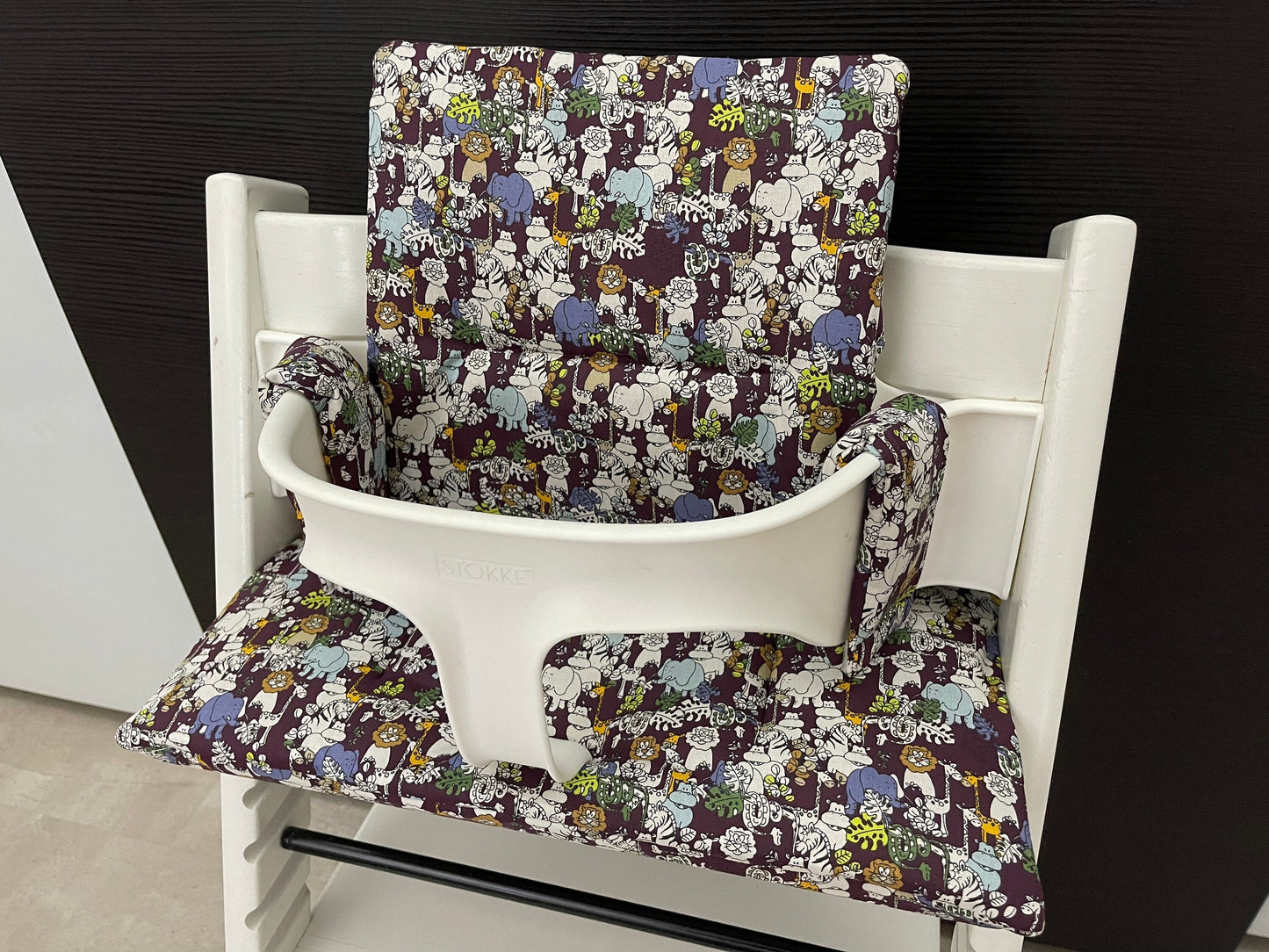 Tripp Trapp Sitzkissen Kissenset für Stokke Hochstuhl - Tierwelt