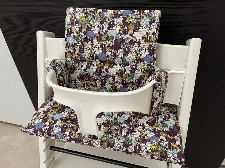 Tripp Trapp Sitzkissen Kissenset für Stokke Hochstuhl - Tierwelt