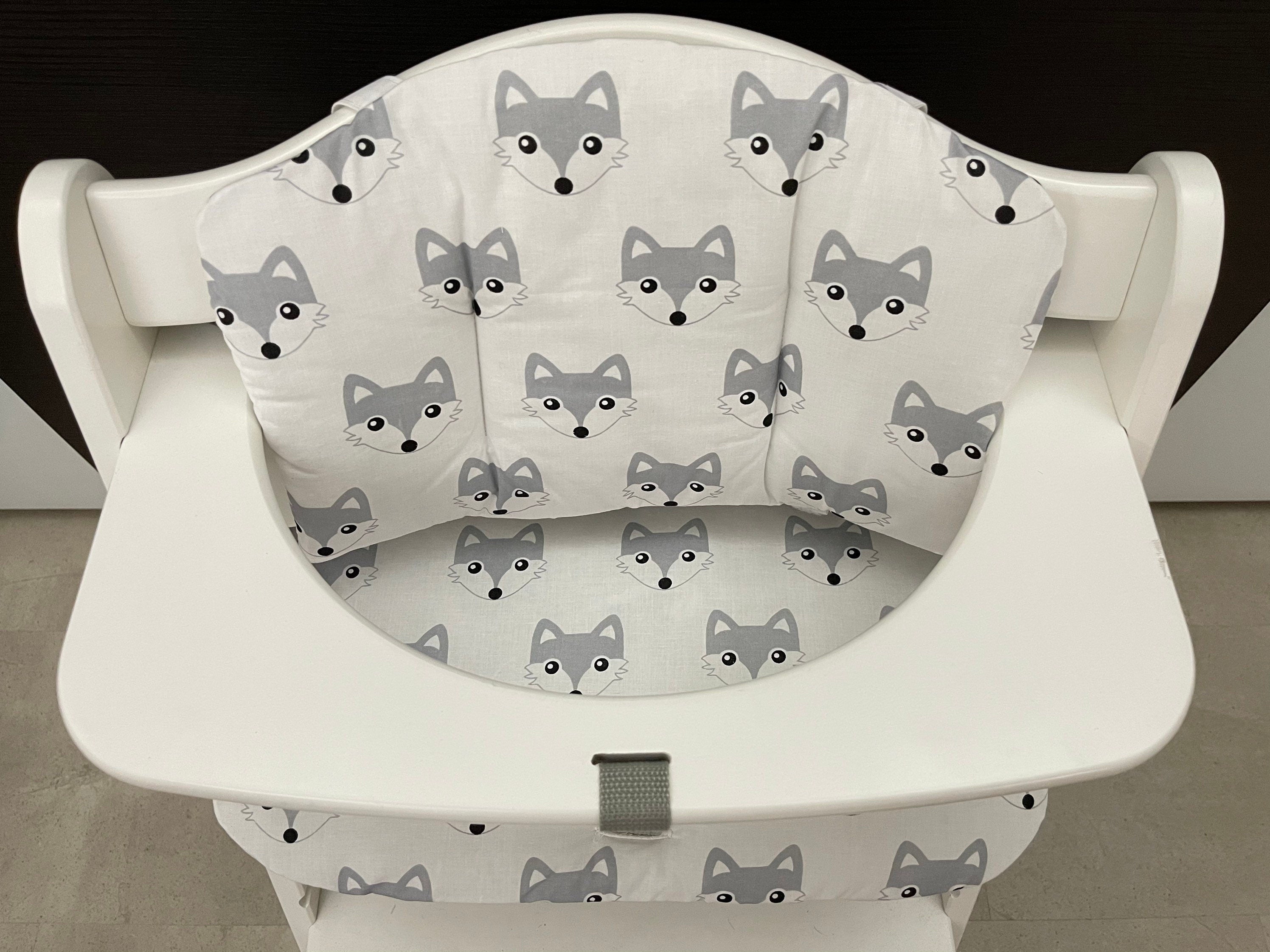 Sitzkissen Kissenset für Hauck Alpha, Tray, Beta Hochstuhl - Fuchs