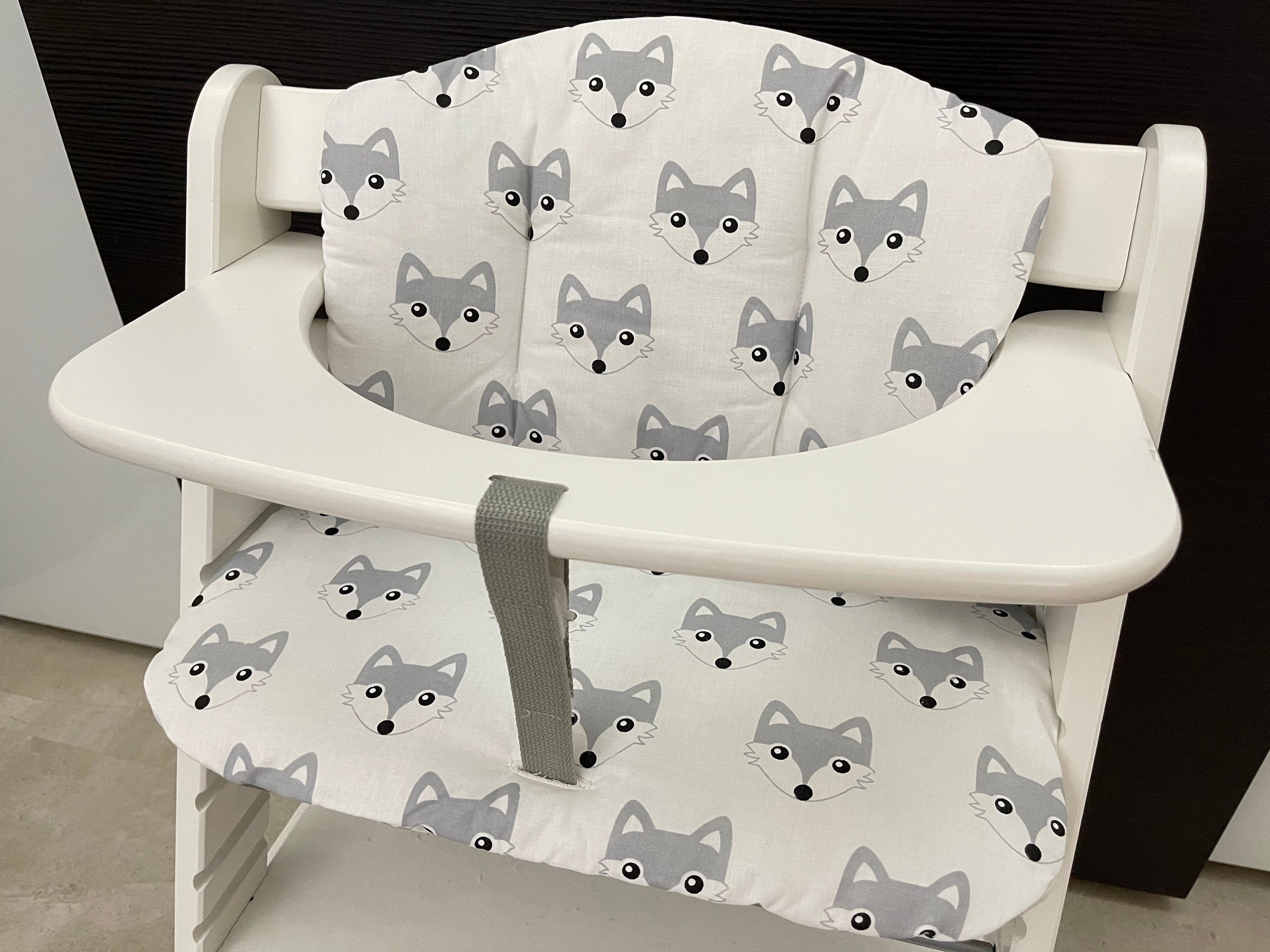 Sitzkissen Kissenset für Hauck Alpha, Tray, Beta Hochstuhl - Fuchs