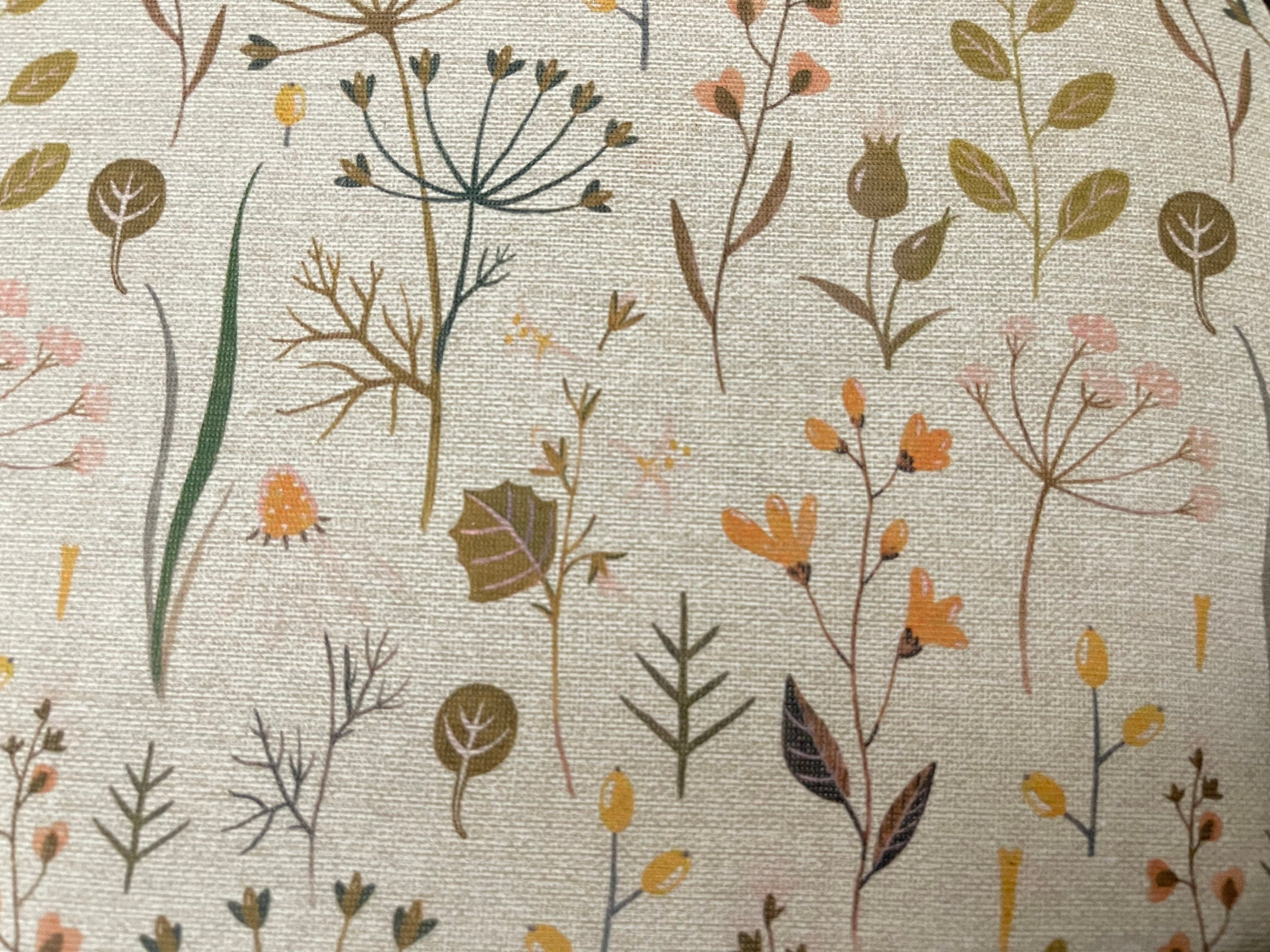 Sitzkissen Kissenset für Stokke Steps Hochstuhl - Blumen Natur