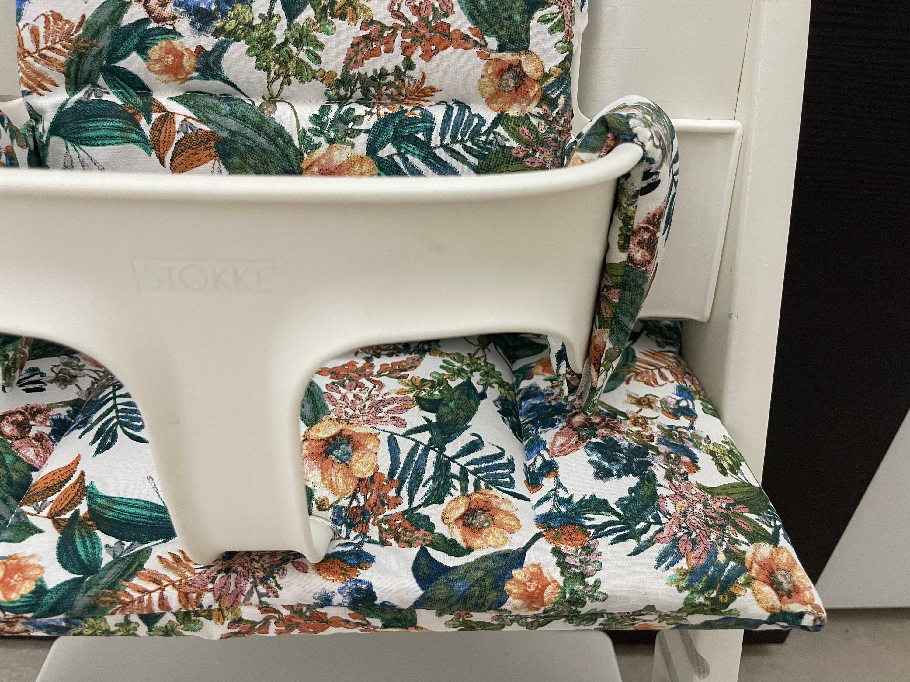 Tripp Trapp Sitzkissen Kissenset für Stokke Hochstuhl - Blumenmix hell