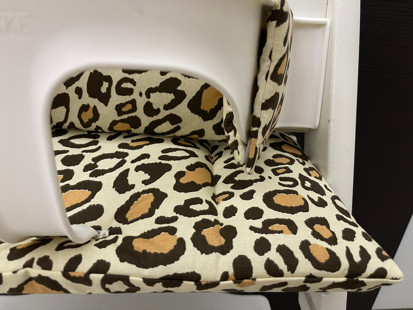 Tripp Trapp Sitzkissen Kissenset für Stokke Hochstuhl - Leopard natur