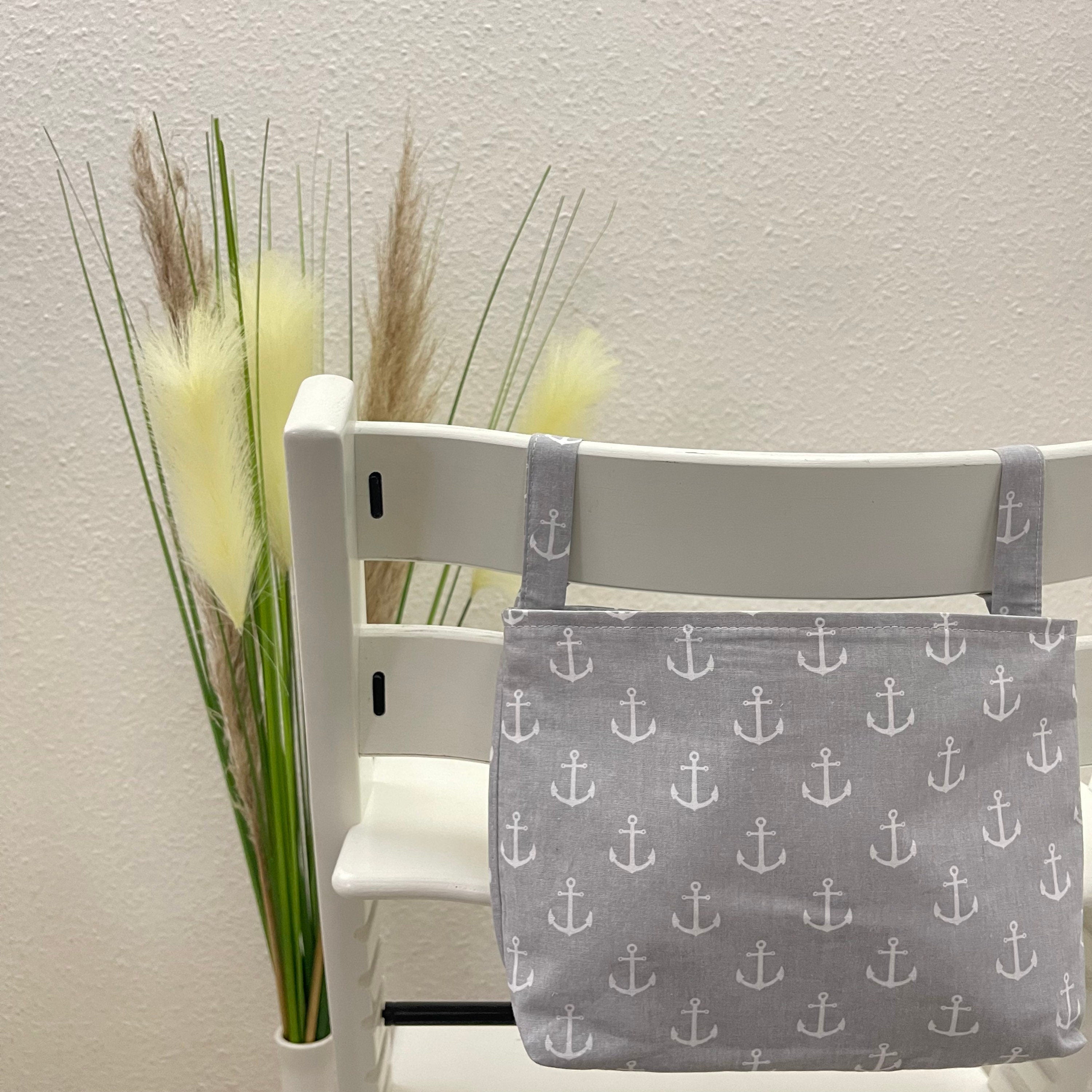 Utensilo für Tripp Trapp oder Hauck Alpha Hochstuhl, Hochstuhltasche - Anker