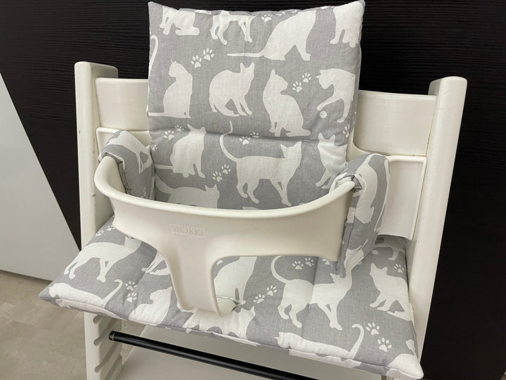 Tripp Trapp Sitzkissen Kissenset für Stokke Hochstuhl - Katzen