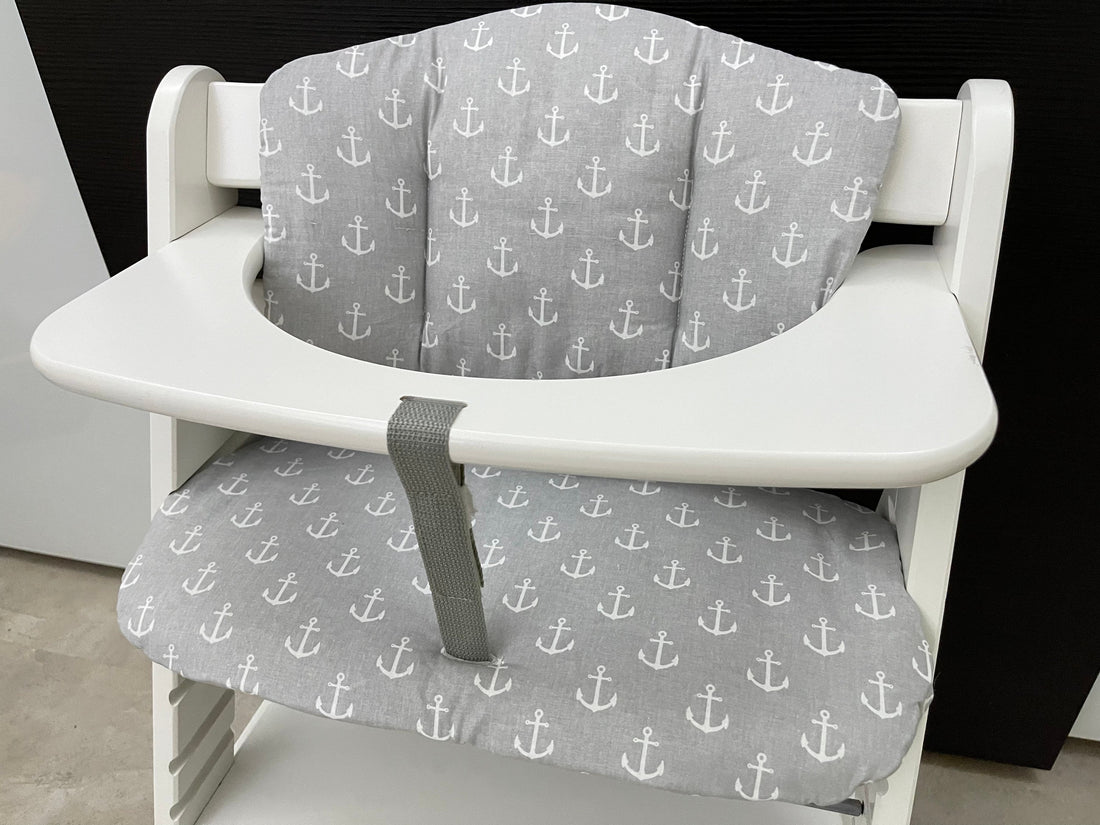 Sitzkissen Kissenset für Hauck Alpha, Tray Hochstuhl - Anker