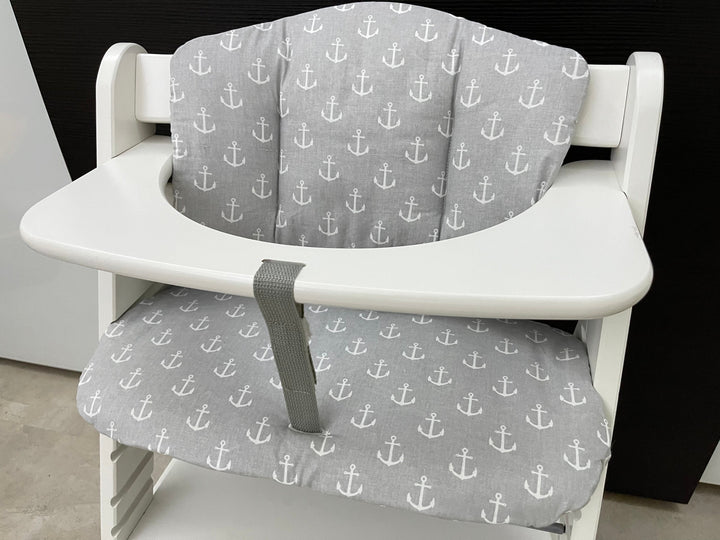 Sitzkissen Kissenset für Hauck Alpha, Tray Hochstuhl - Anker