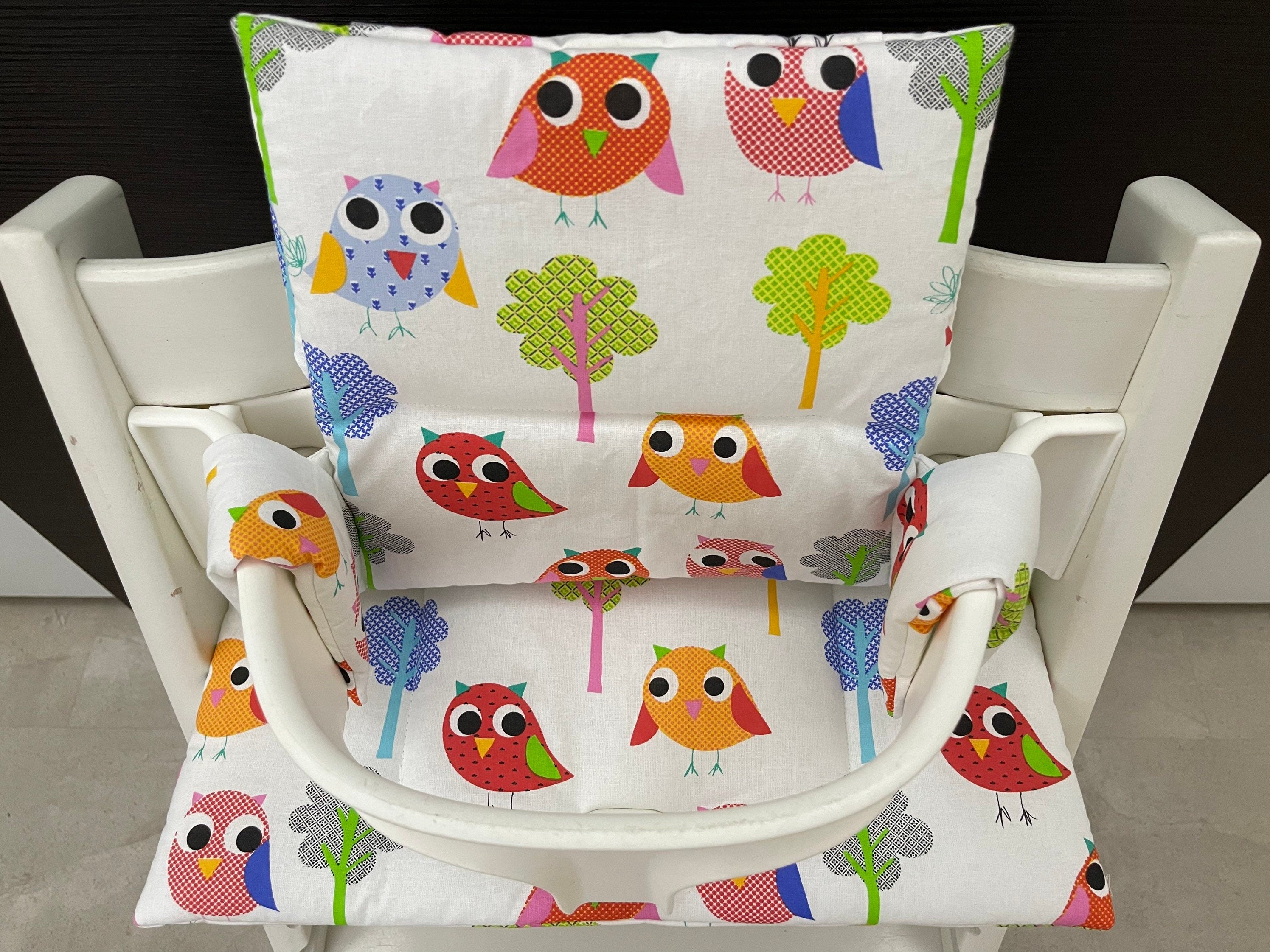 Tripp Trapp Sitzkissen Kissenset für Stokke Hochstuhl - Vogelgezwitscher
