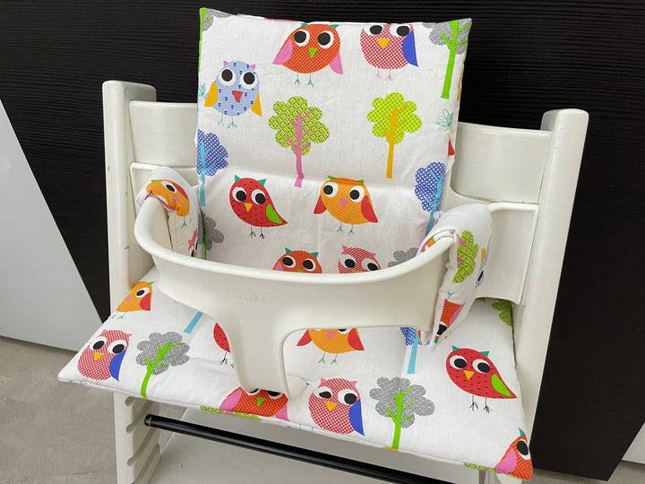 Tripp Trapp Sitzkissen Kissenset für Stokke Hochstuhl - Vogelgezwitscher