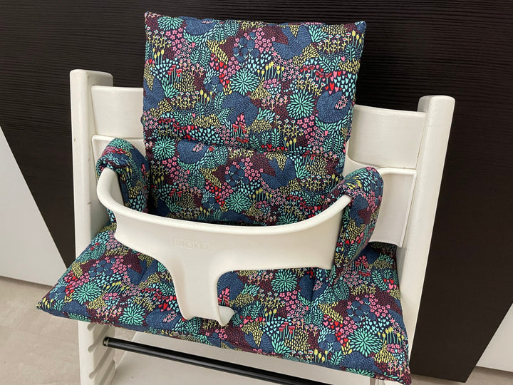 Tripp Trapp Sitzkissen Kissenset für Stokke Hochstuhl - Blumenmeer