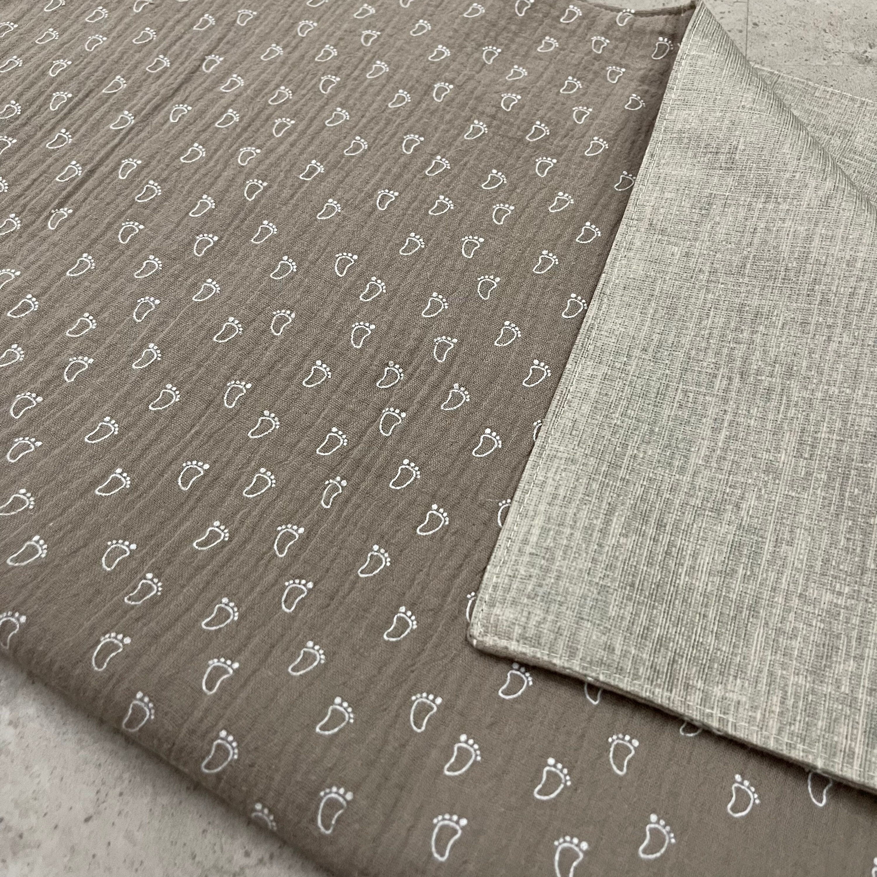 Wickelunterlage für unterwegs, to go, waschbar, nässeschutz - Baby foot