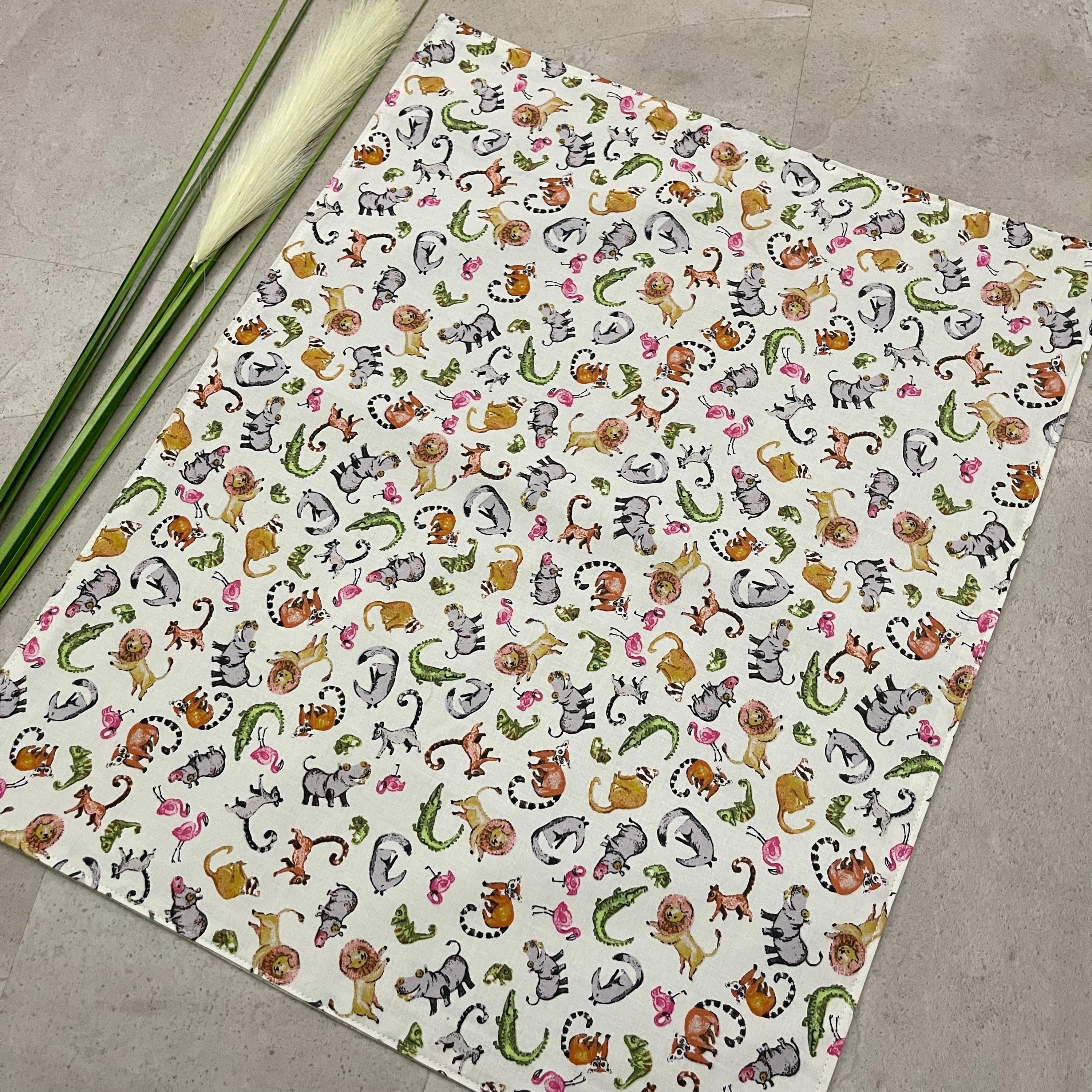 Wickelunterlage für unterwegs, to go, waschbar, nässeschutz - Zoo