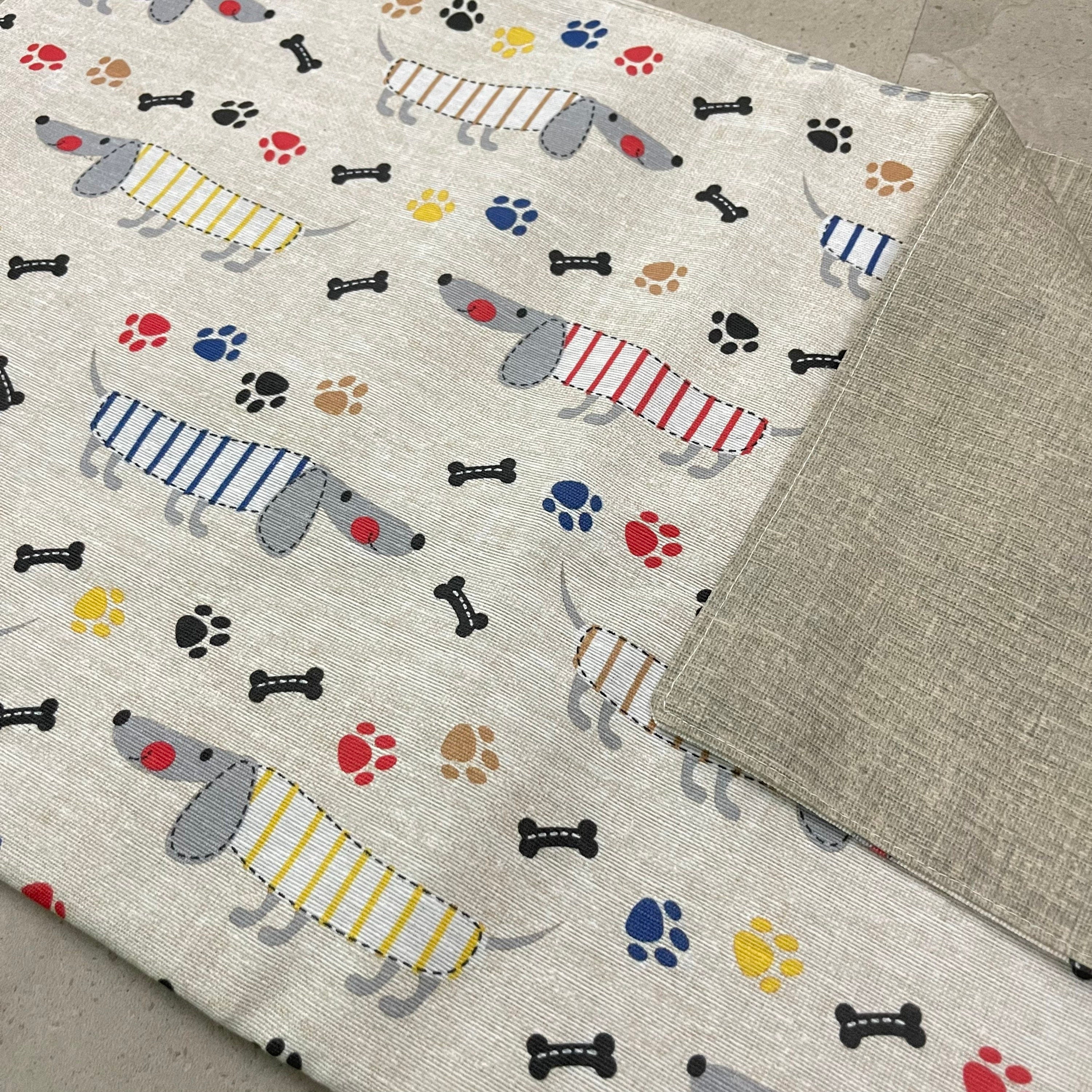 Wickelunterlage für unterwegs, to go, waschbar, nässeschutz - Loneta Hunde