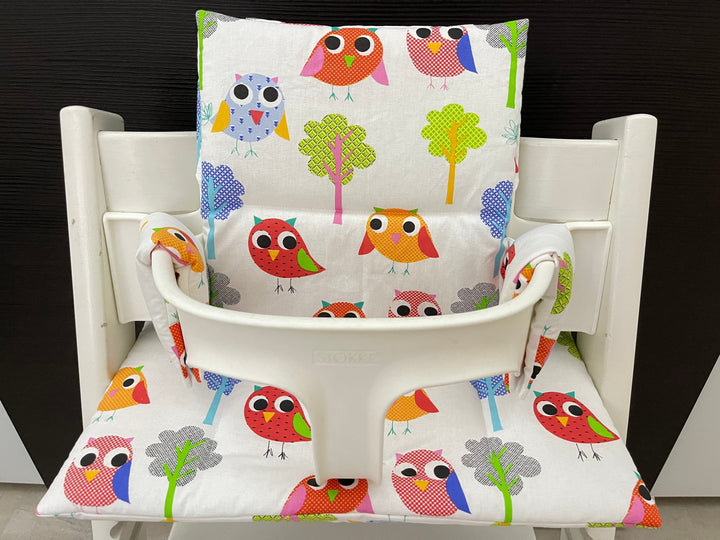 Tripp Trapp Sitzkissen Kissenset für Stokke Hochstuhl - Vogelgezwitscher