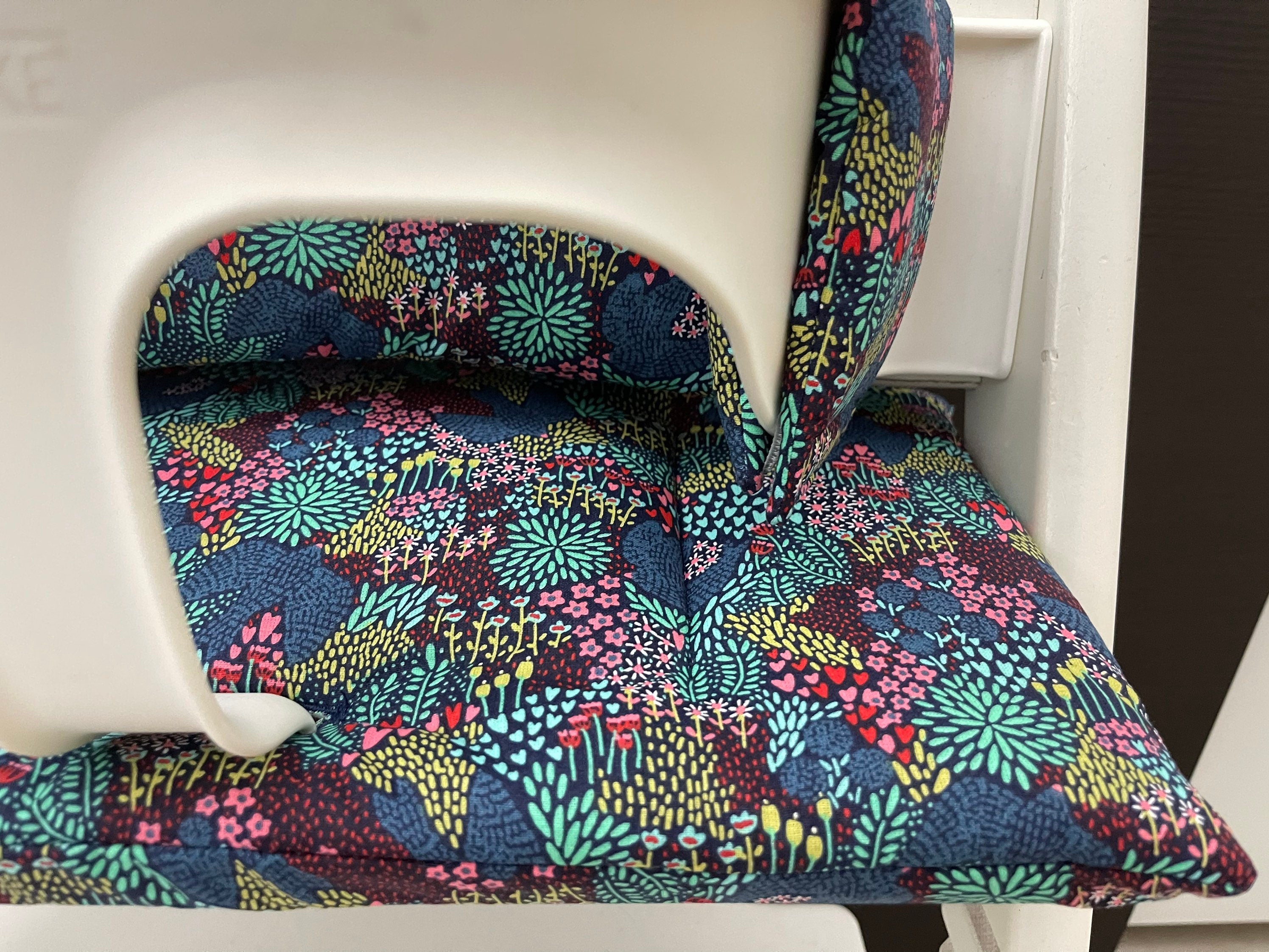 Tripp Trapp Sitzkissen Kissenset für Stokke Hochstuhl - Blumenmeer