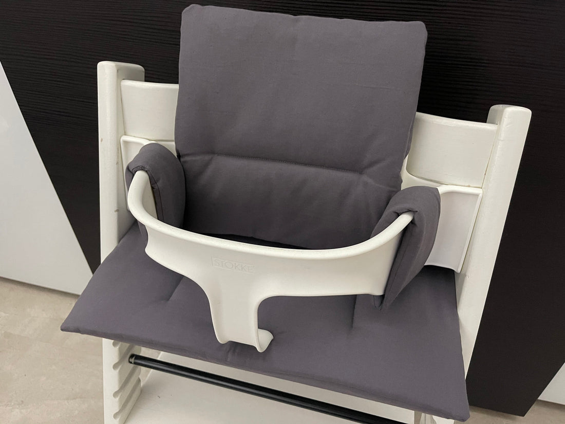 Tripp Trapp Sitzkissen Kissenset für Stokke Hochstuhl - Uni Grau