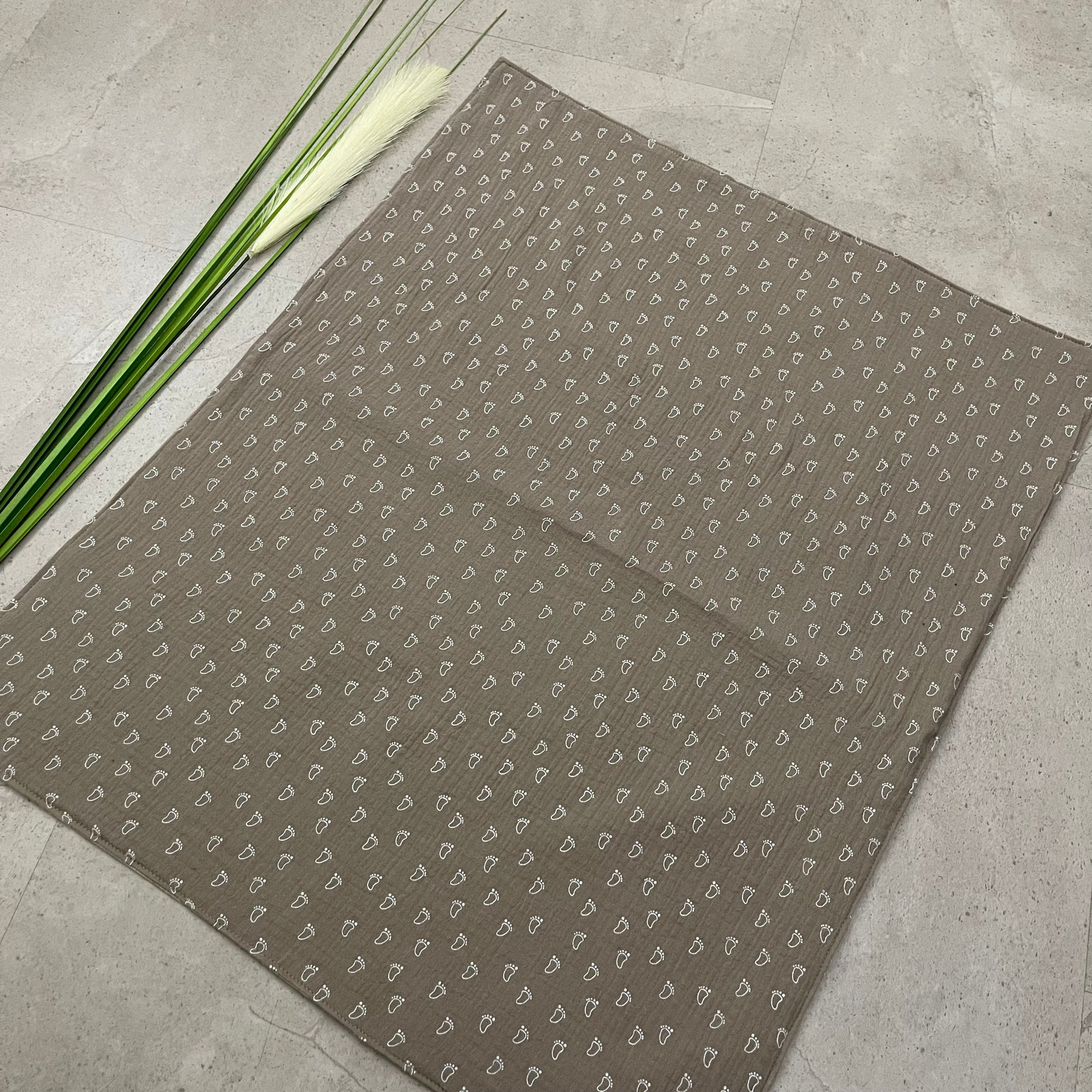 Wickelunterlage für unterwegs, to go, waschbar, nässeschutz - Baby foot